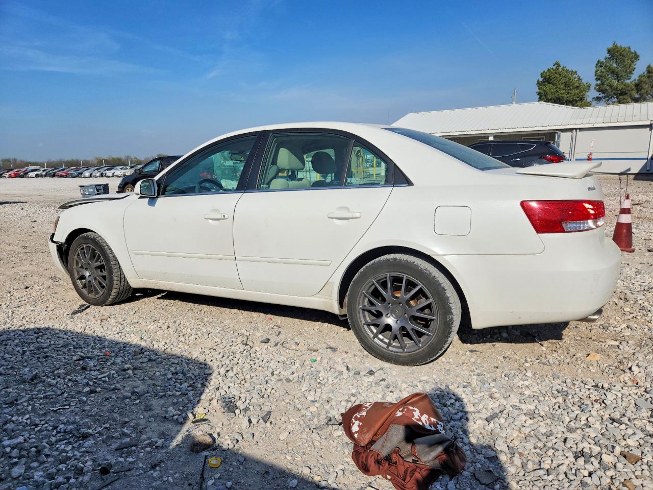 2007 Hyundai Sonata Se White vin: 5NPEU46F57H169523