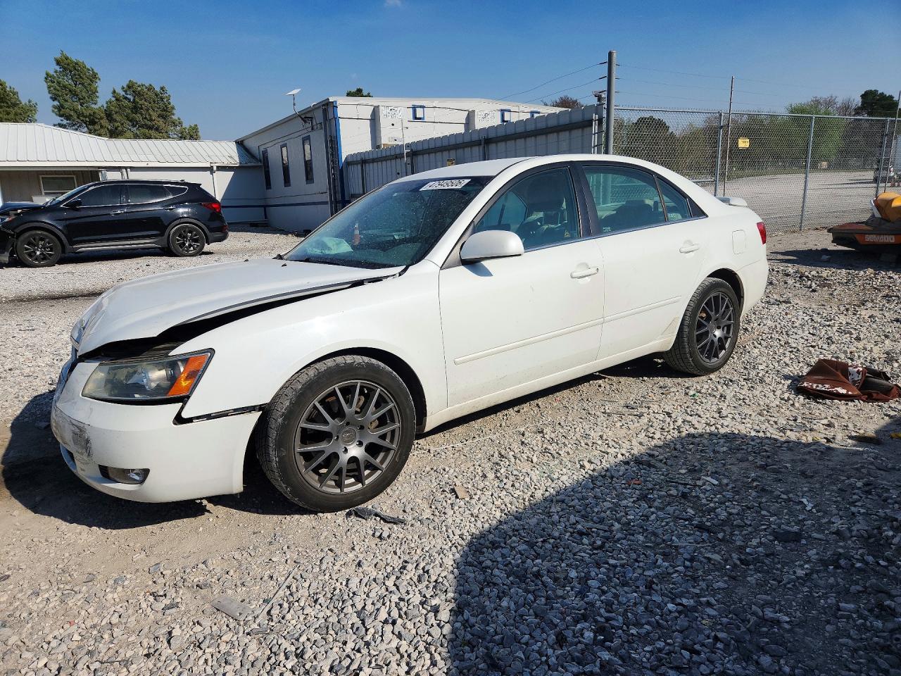 2007 Hyundai Sonata Se White vin: 5NPEU46F57H169523