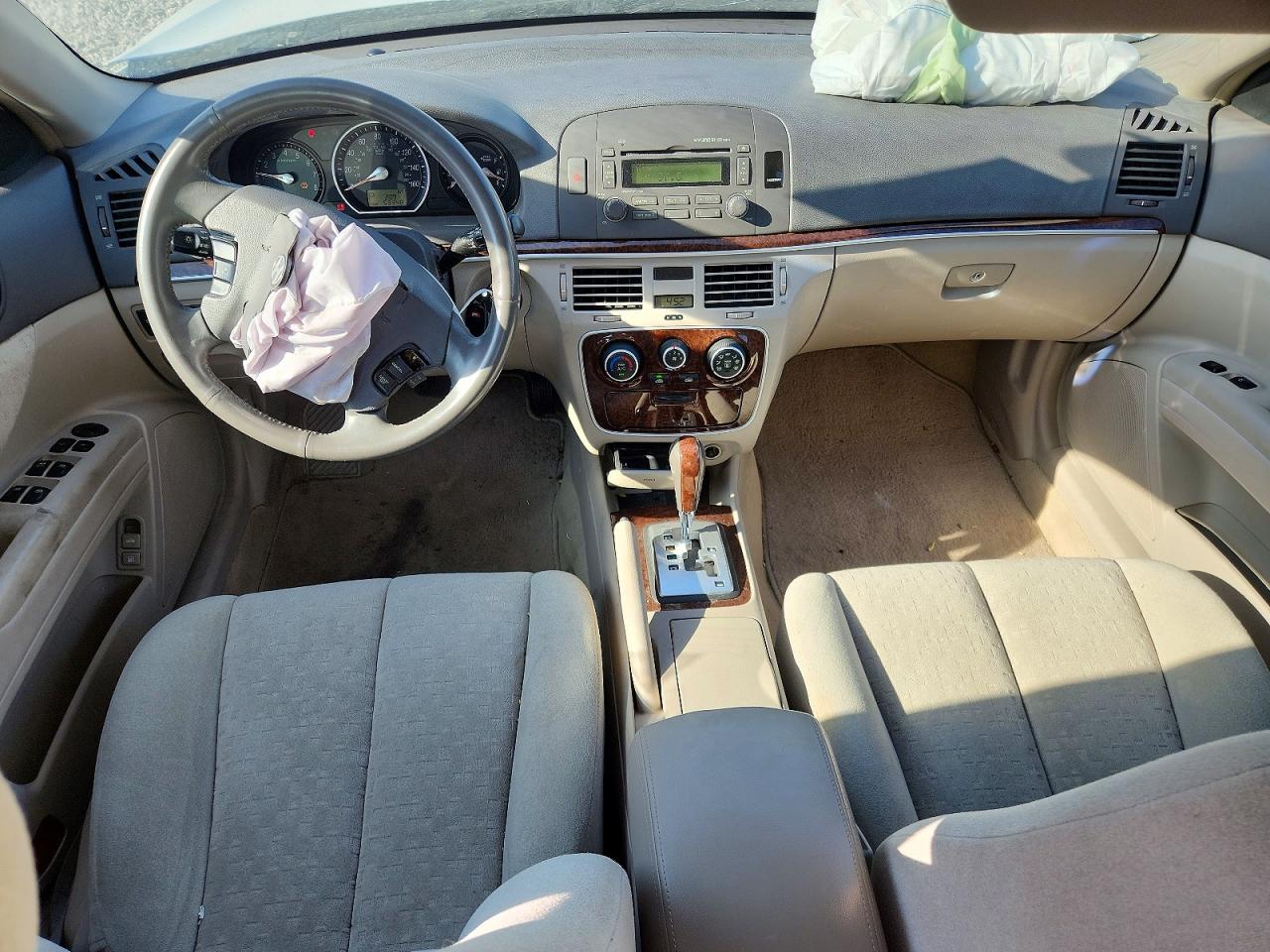 2007 Hyundai Sonata Se White vin: 5NPEU46F57H169523
