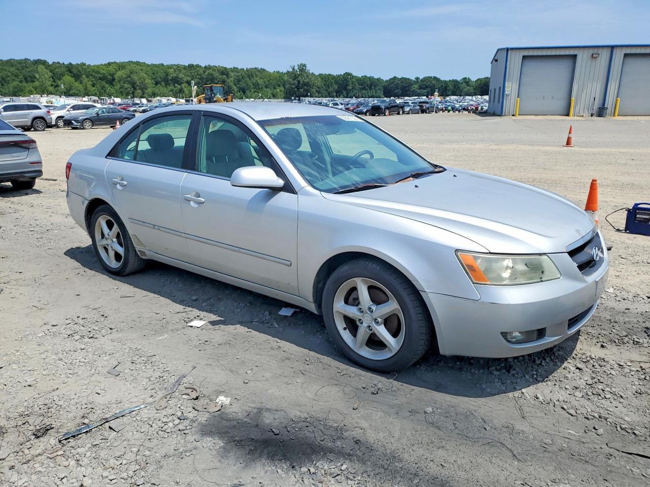 2007 Hyundai Sonata Se Silver vin: 5NPEU46F57H174754