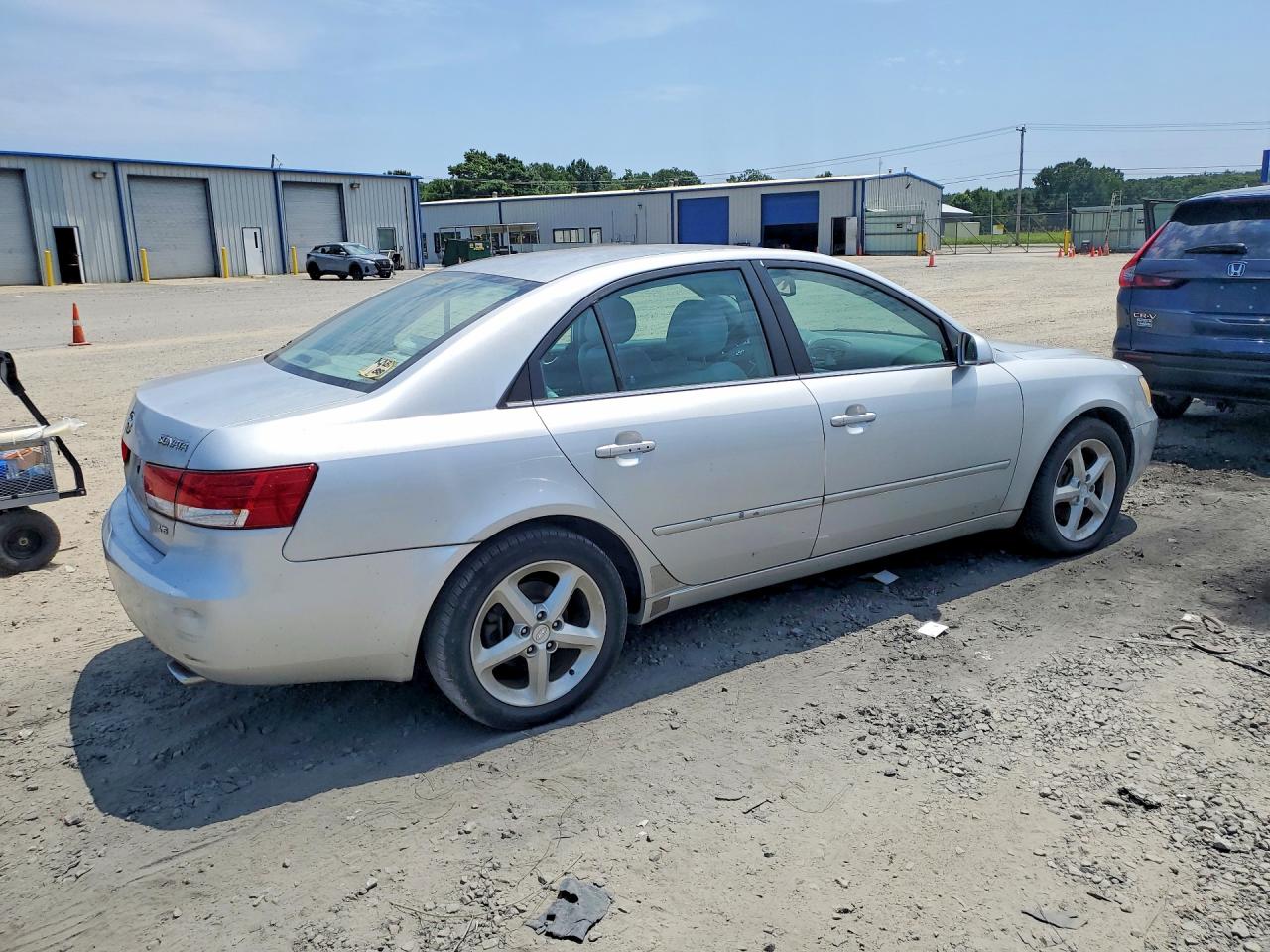 2007 Hyundai Sonata Se Silver vin: 5NPEU46F57H174754