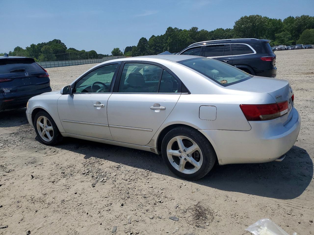 2007 Hyundai Sonata Se Silver vin: 5NPEU46F57H174754