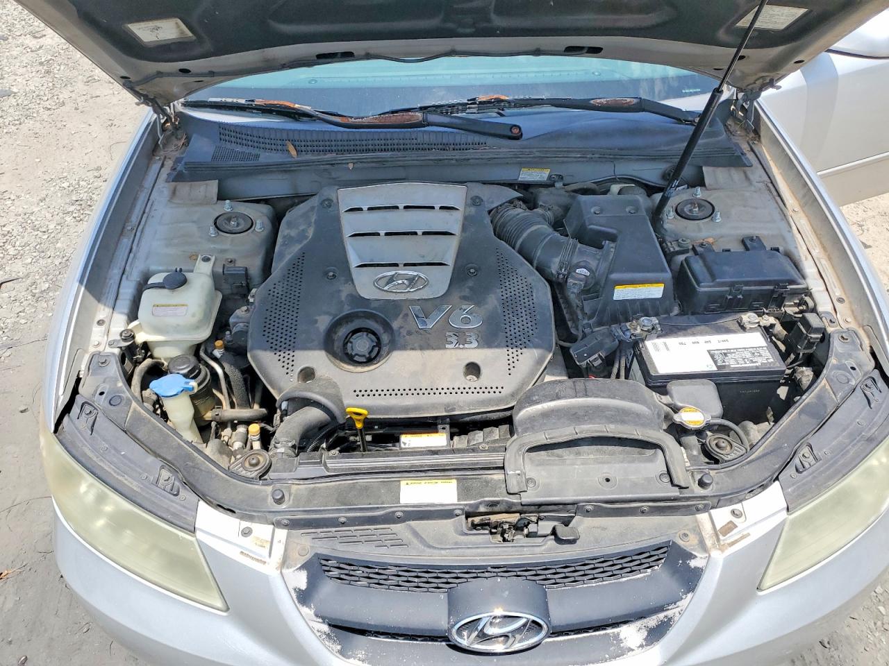 2007 Hyundai Sonata Se Silver vin: 5NPEU46F57H174754