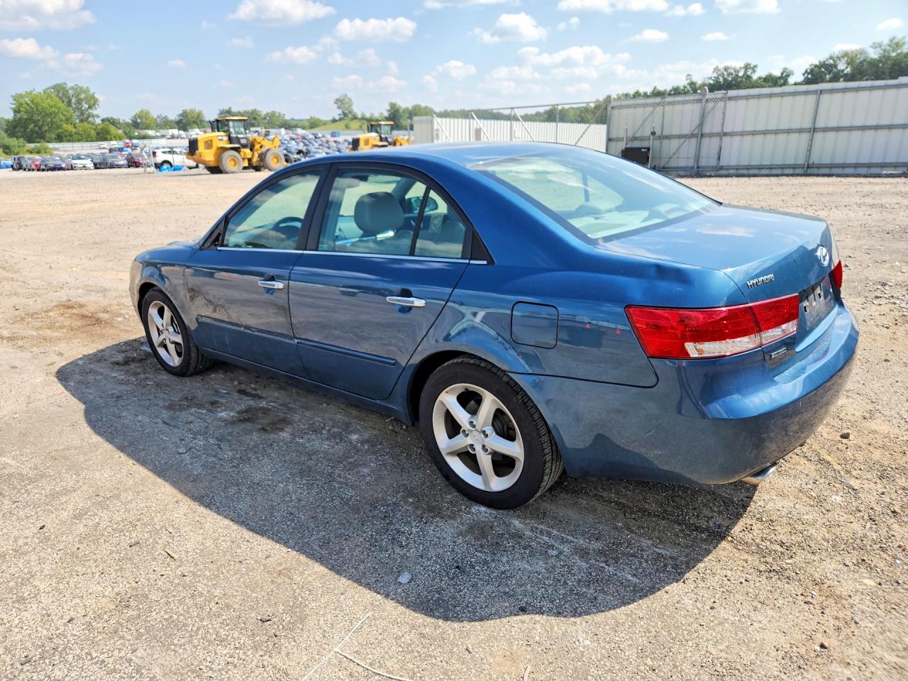 2007 Hyundai Sonata Se Blue vin: 5NPEU46F57H177833