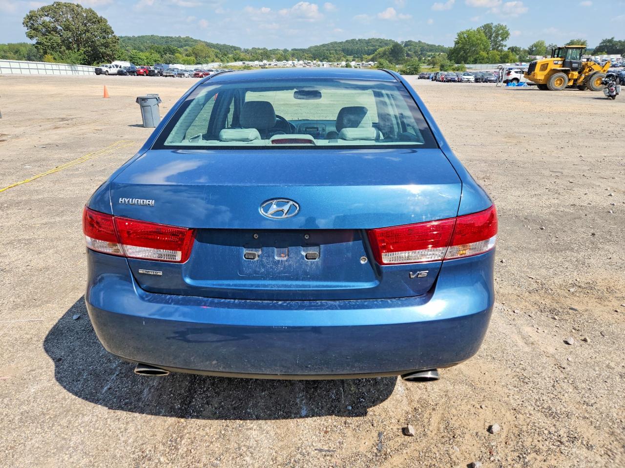 2007 Hyundai Sonata Se Blue vin: 5NPEU46F57H177833