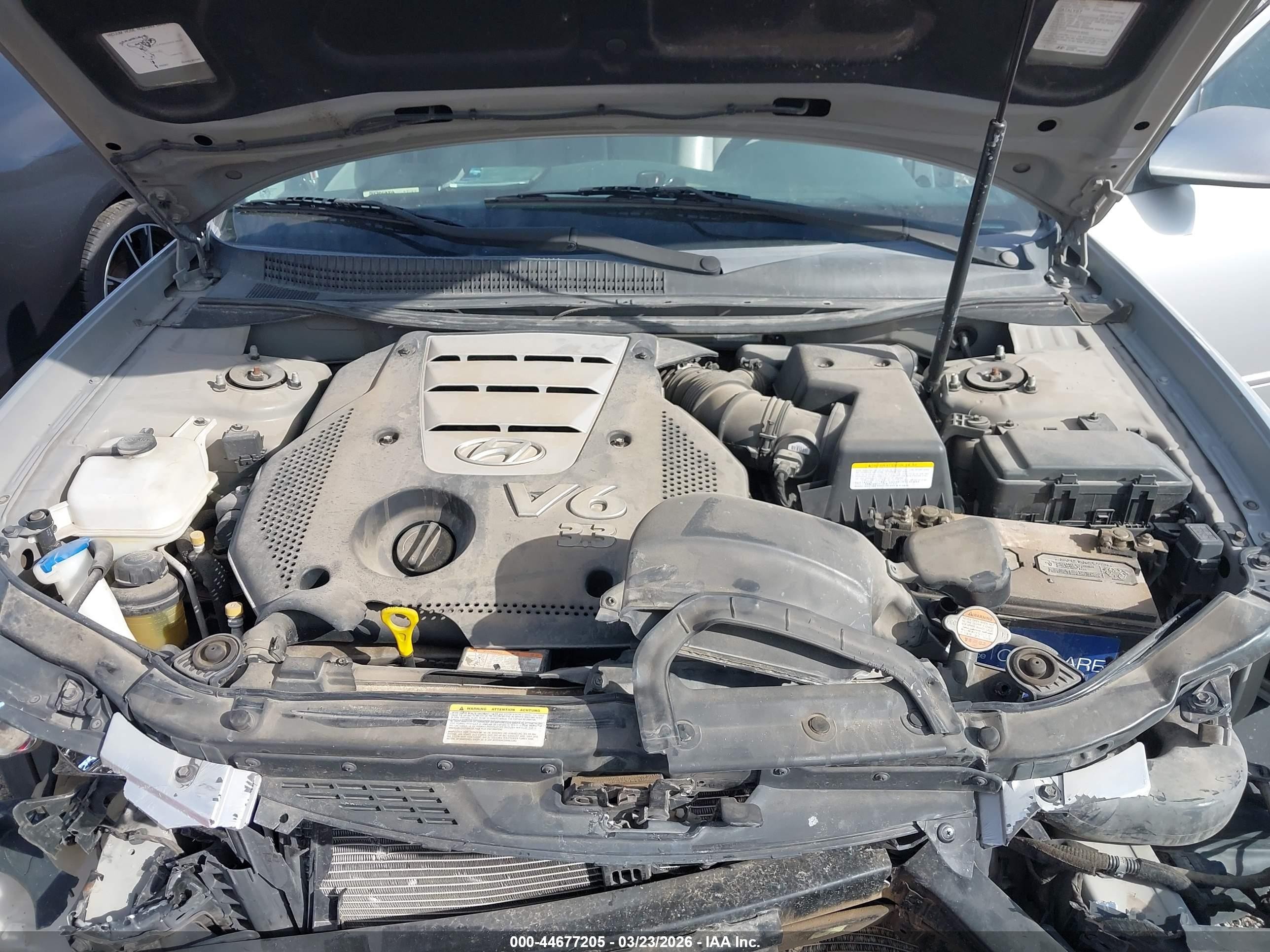 2007 Hyundai Sonata Limited/se V6 Silver vin: 5NPEU46F57H182918
