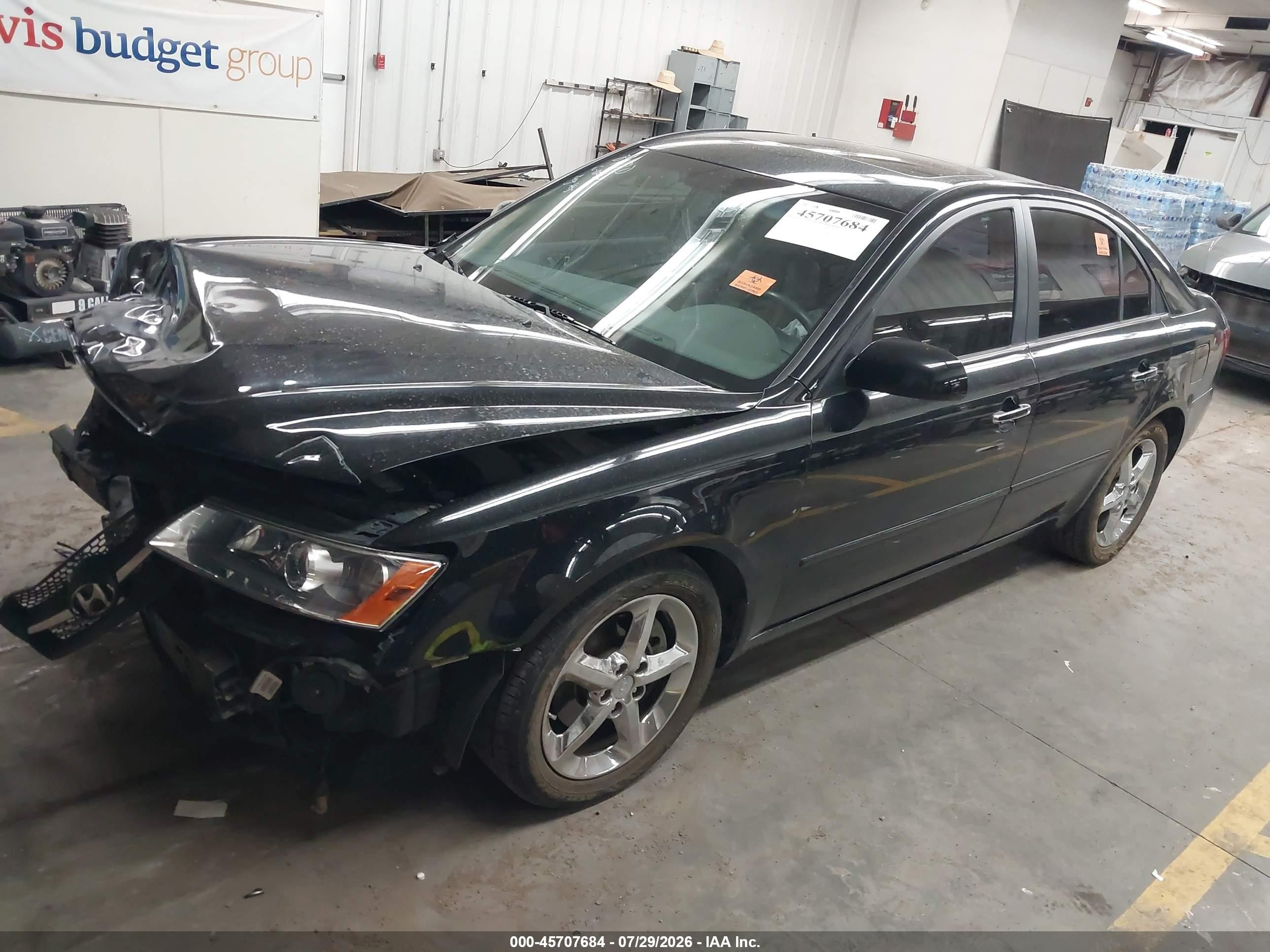 2007 Hyundai Sonata Limited/limited W/xm/se/se W/xm Black vin: 5NPEU46F57H196575