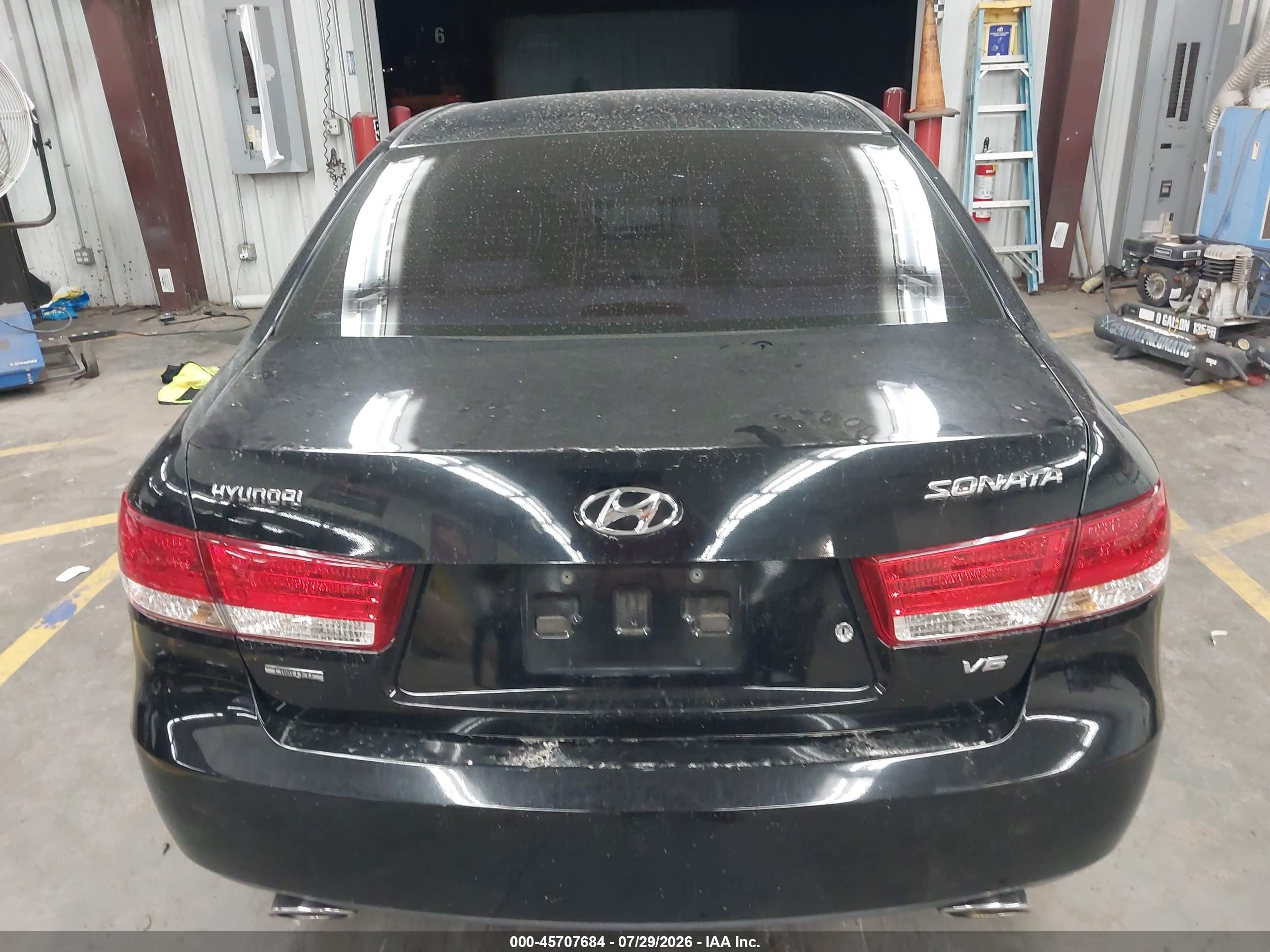 2007 Hyundai Sonata Limited/limited W/xm/se/se W/xm Black vin: 5NPEU46F57H196575