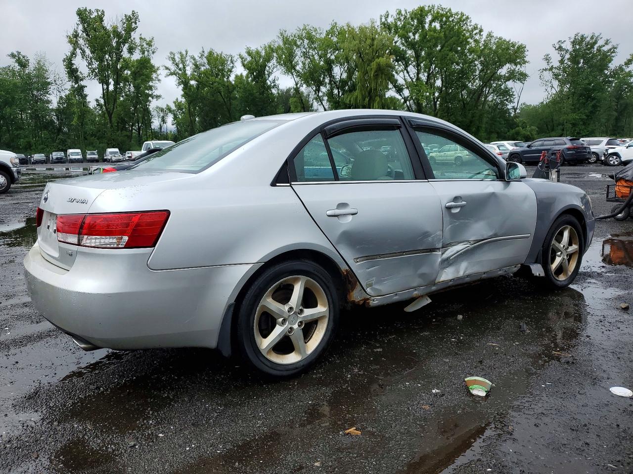2007 Hyundai Sonata Se Silver vin: 5NPEU46F57H286762