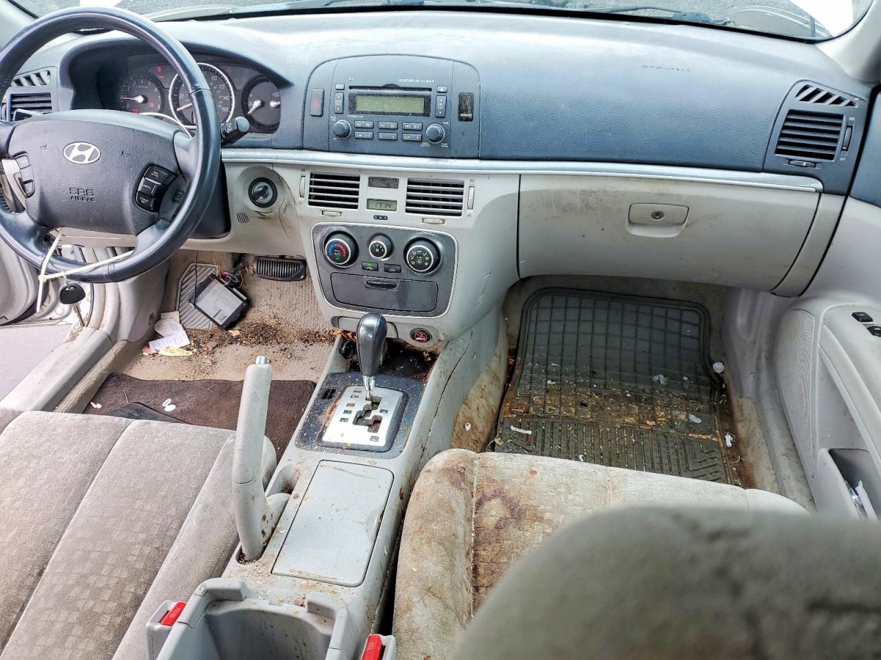 2007 Hyundai Sonata Se Silver vin: 5NPEU46F57H286762