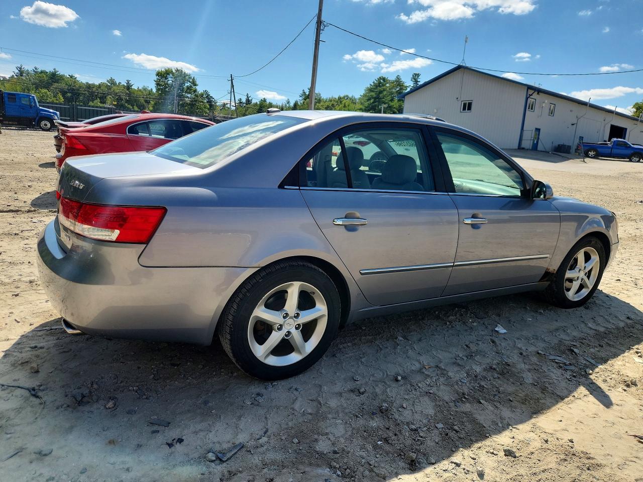 2008 Hyundai Sonata Se V6 Gray vin: 5NPEU46F58H312973