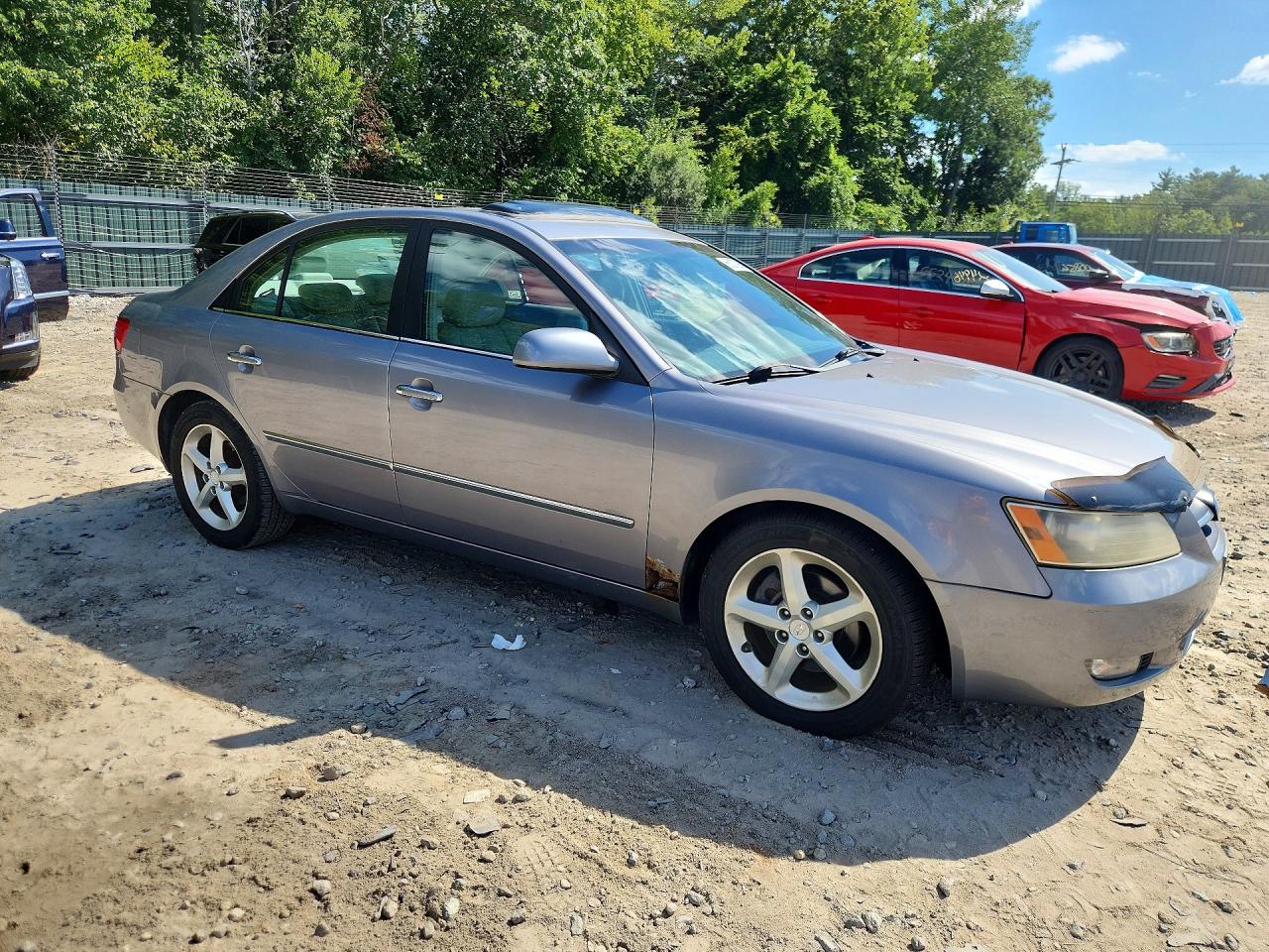 2008 Hyundai Sonata Se V6 Gray vin: 5NPEU46F58H312973