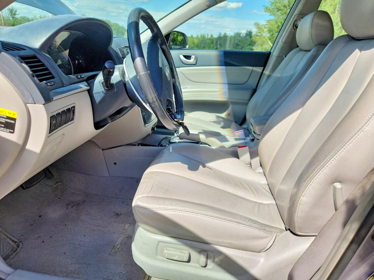 2008 Hyundai Sonata Se V6 Gray vin: 5NPEU46F58H312973