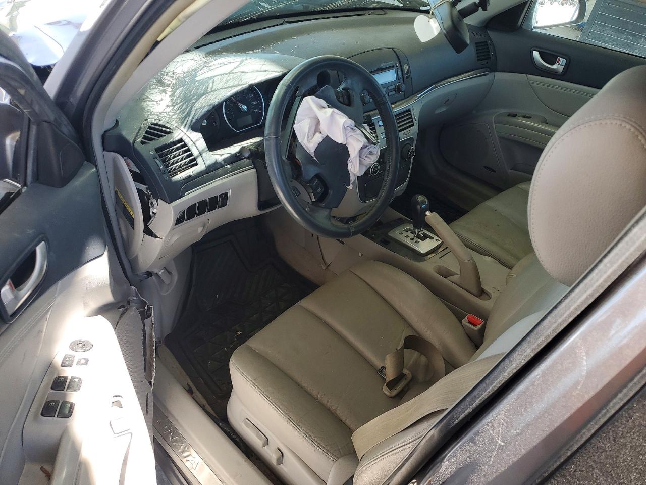 2008 Hyundai Sonata Se V6 Silver vin: 5NPEU46F58H360408