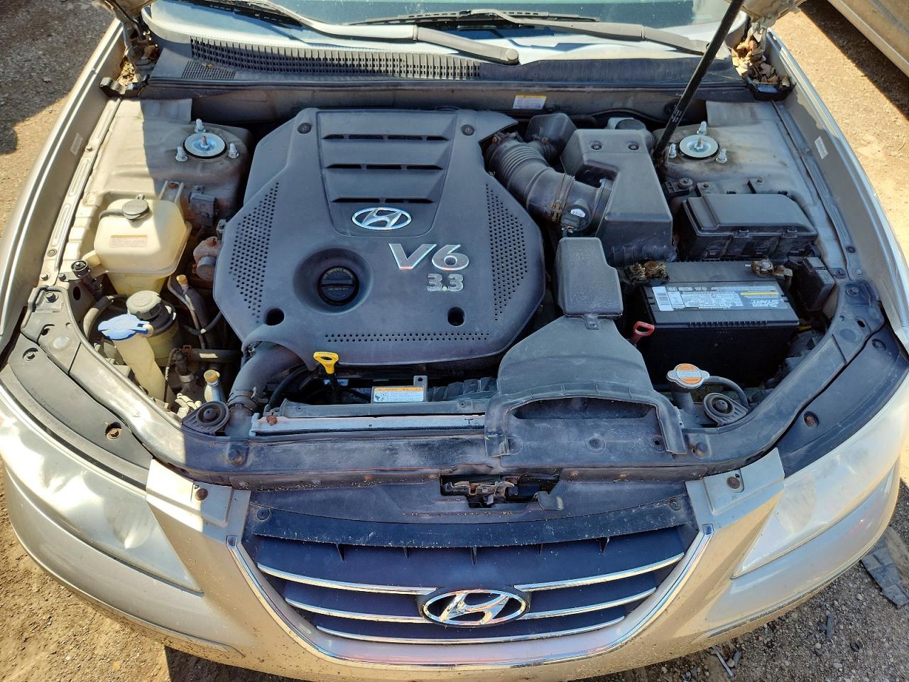 2009 Hyundai Sonata Limited V6 Beige vin: 5NPEU46F59H425601