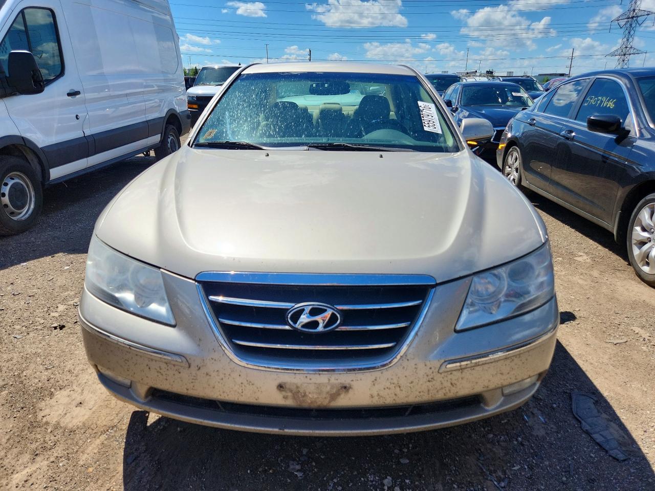 2009 Hyundai Sonata Limited V6 Beige vin: 5NPEU46F59H425601