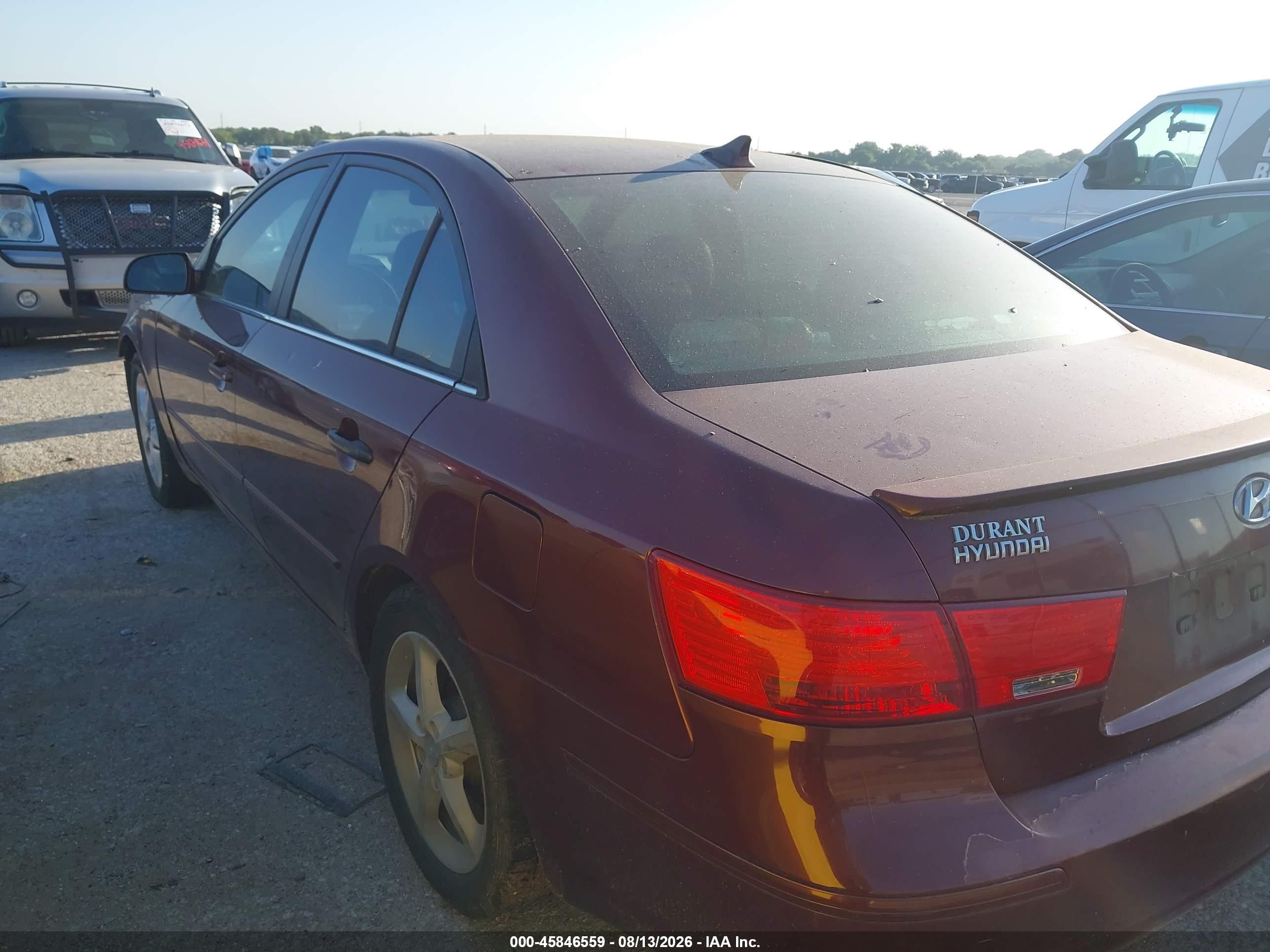2009 Hyundai Sonata Se V6 Maroon vin: 5NPEU46F59H455794