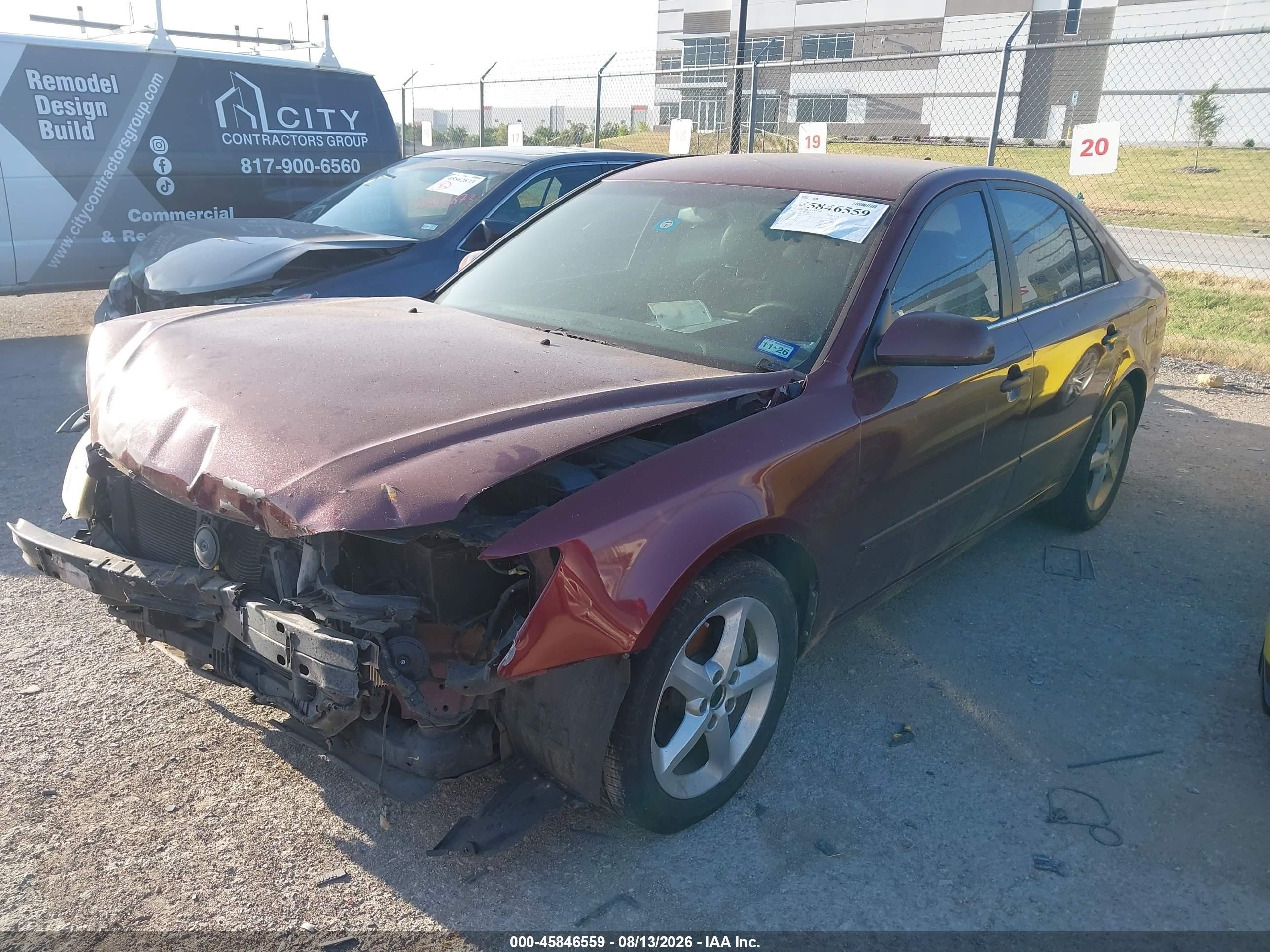 2009 Hyundai Sonata Se V6 Maroon vin: 5NPEU46F59H455794