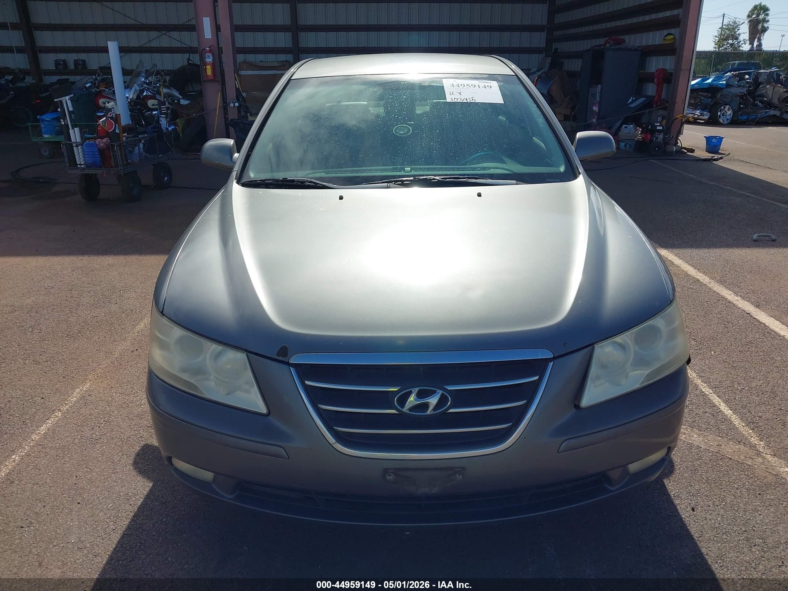 2009 Hyundai Sonata Se V6 Gray vin: 5NPEU46F59H508493
