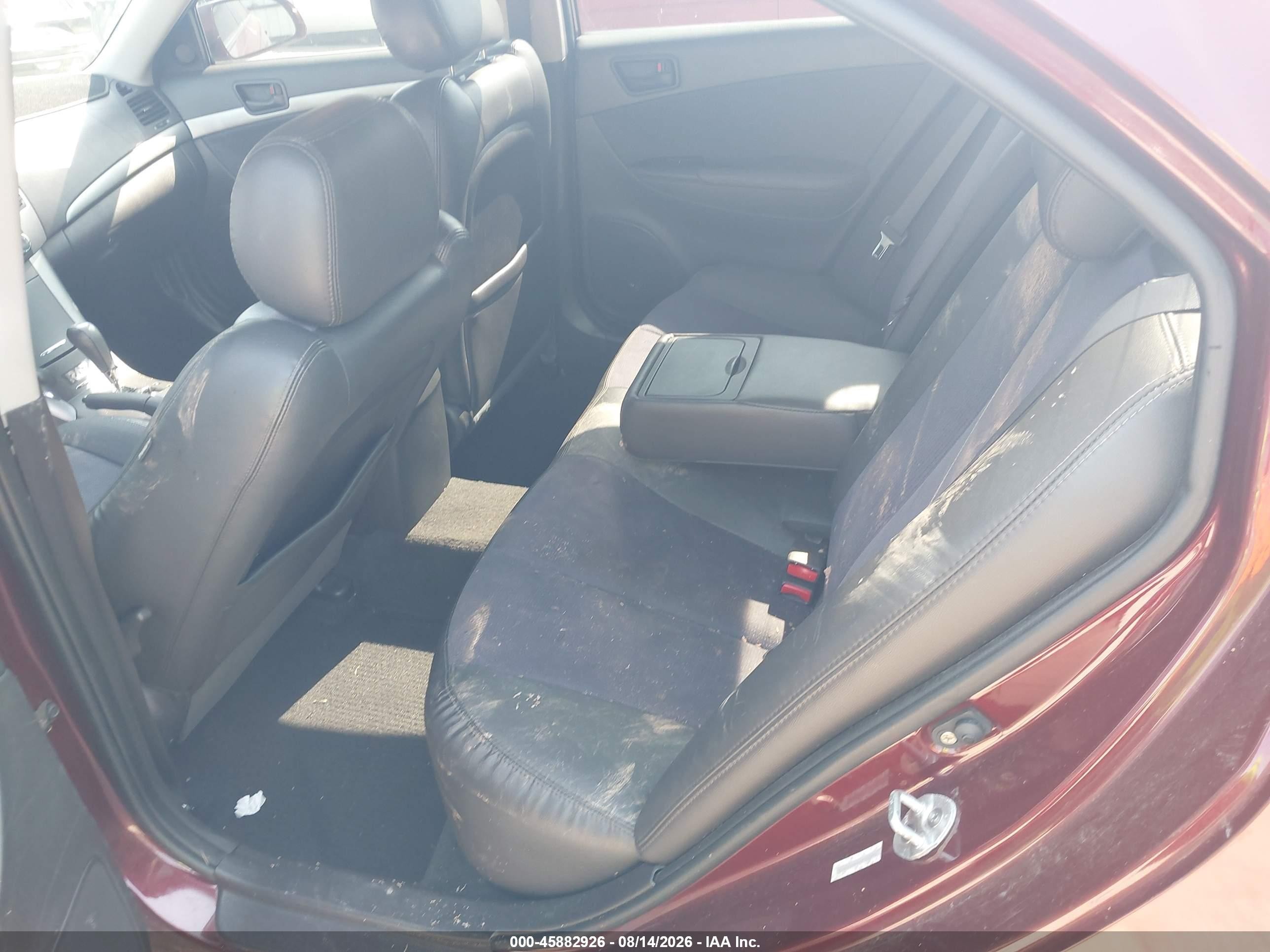 2009 Hyundai Sonata Se V6 Burgundy vin: 5NPEU46F59H520076