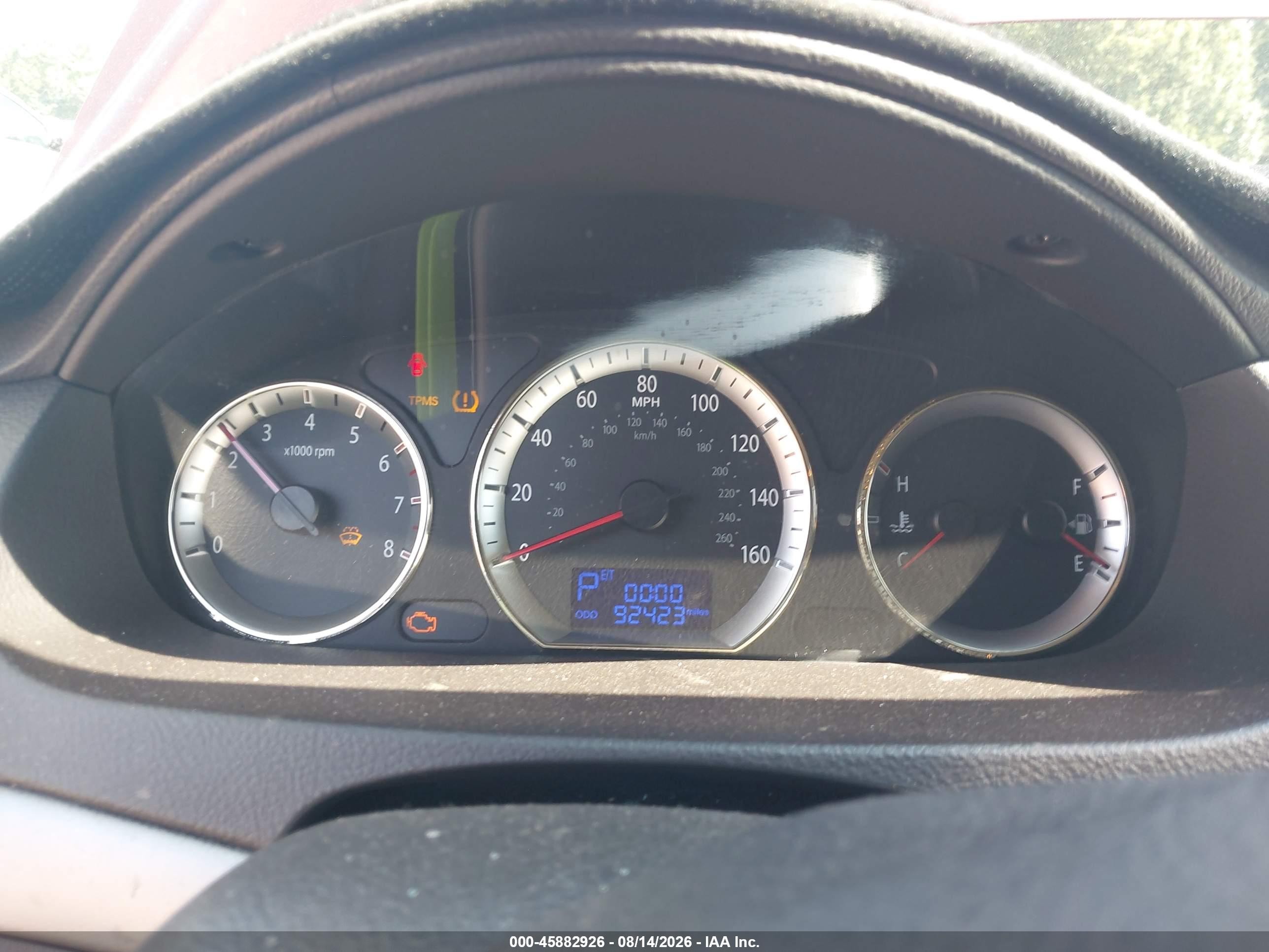 2009 Hyundai Sonata Se V6 Burgundy vin: 5NPEU46F59H520076