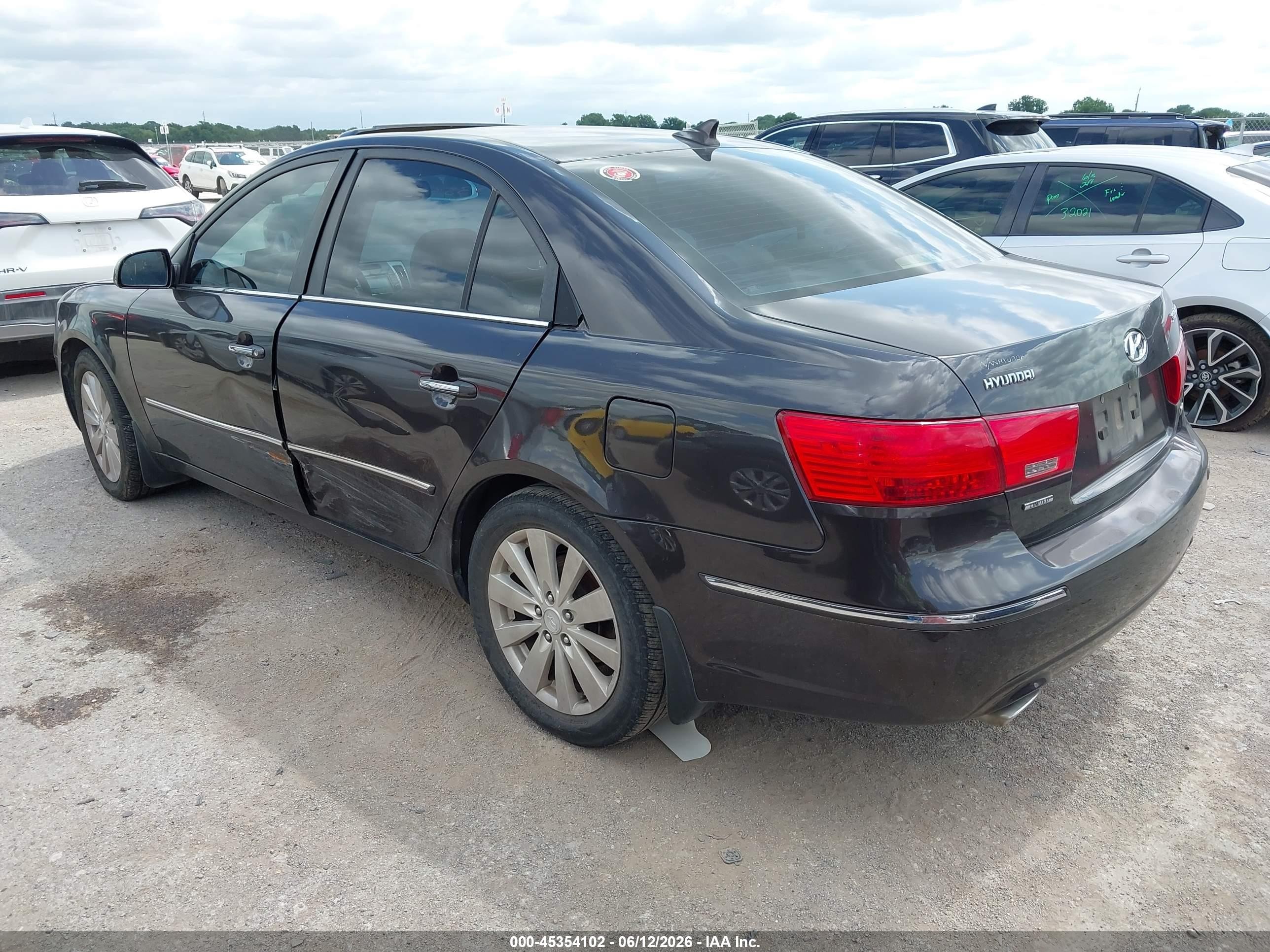 2009 Hyundai Sonata Limited V6 Brown vin: 5NPEU46F59H529179