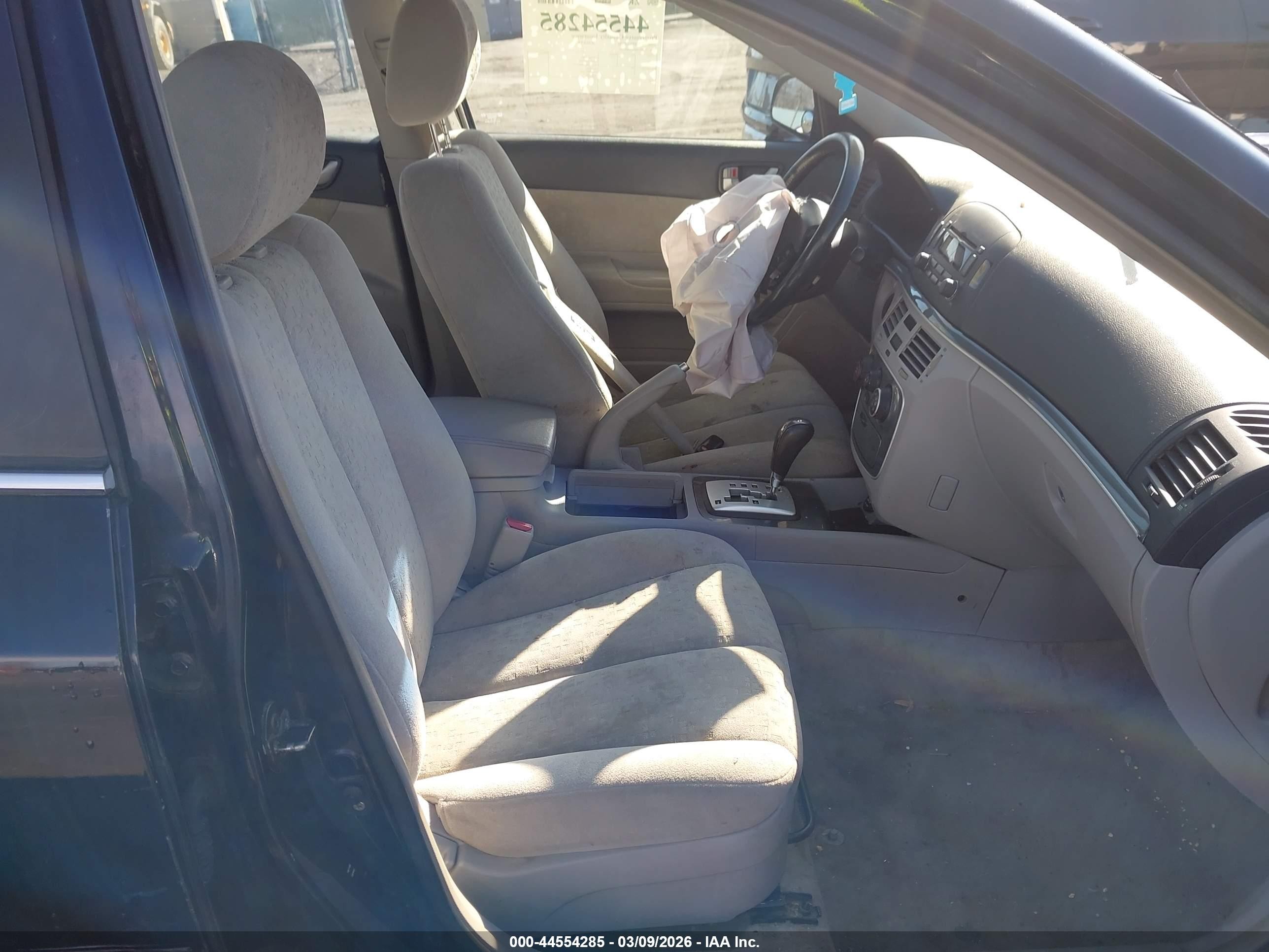 2006 Hyundai Sonata Gls V6/lx V6 Blue vin: 5NPEU46F66H003543
