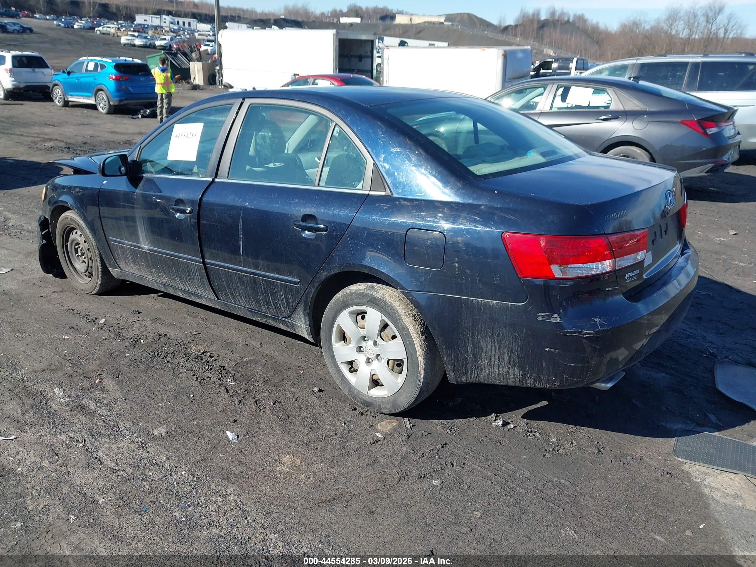2006 Hyundai Sonata Gls V6/lx V6 Blue vin: 5NPEU46F66H003543