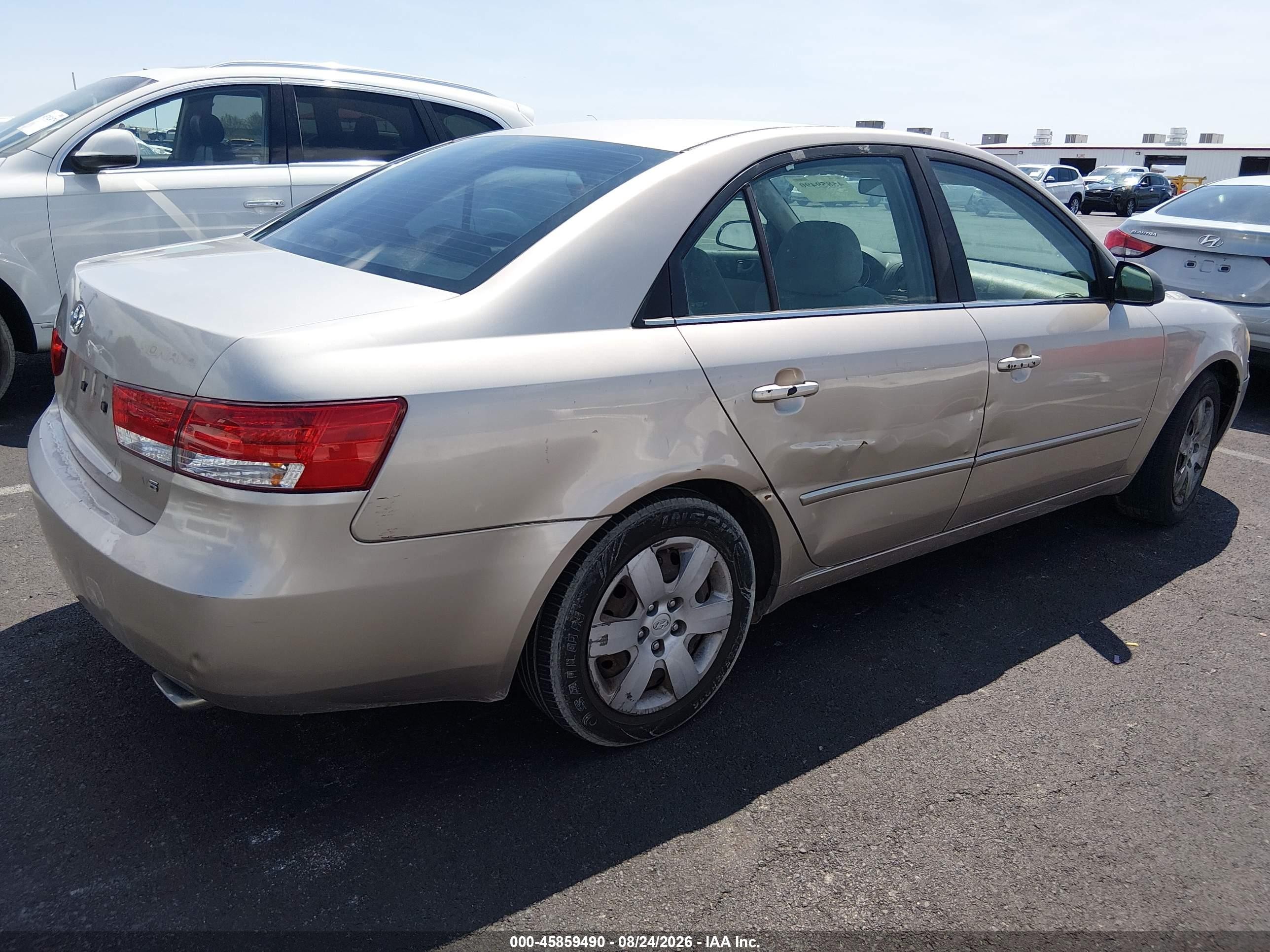 2006 Hyundai Sonata Gls V6/lx V6 Tan vin: 5NPEU46F66H005132