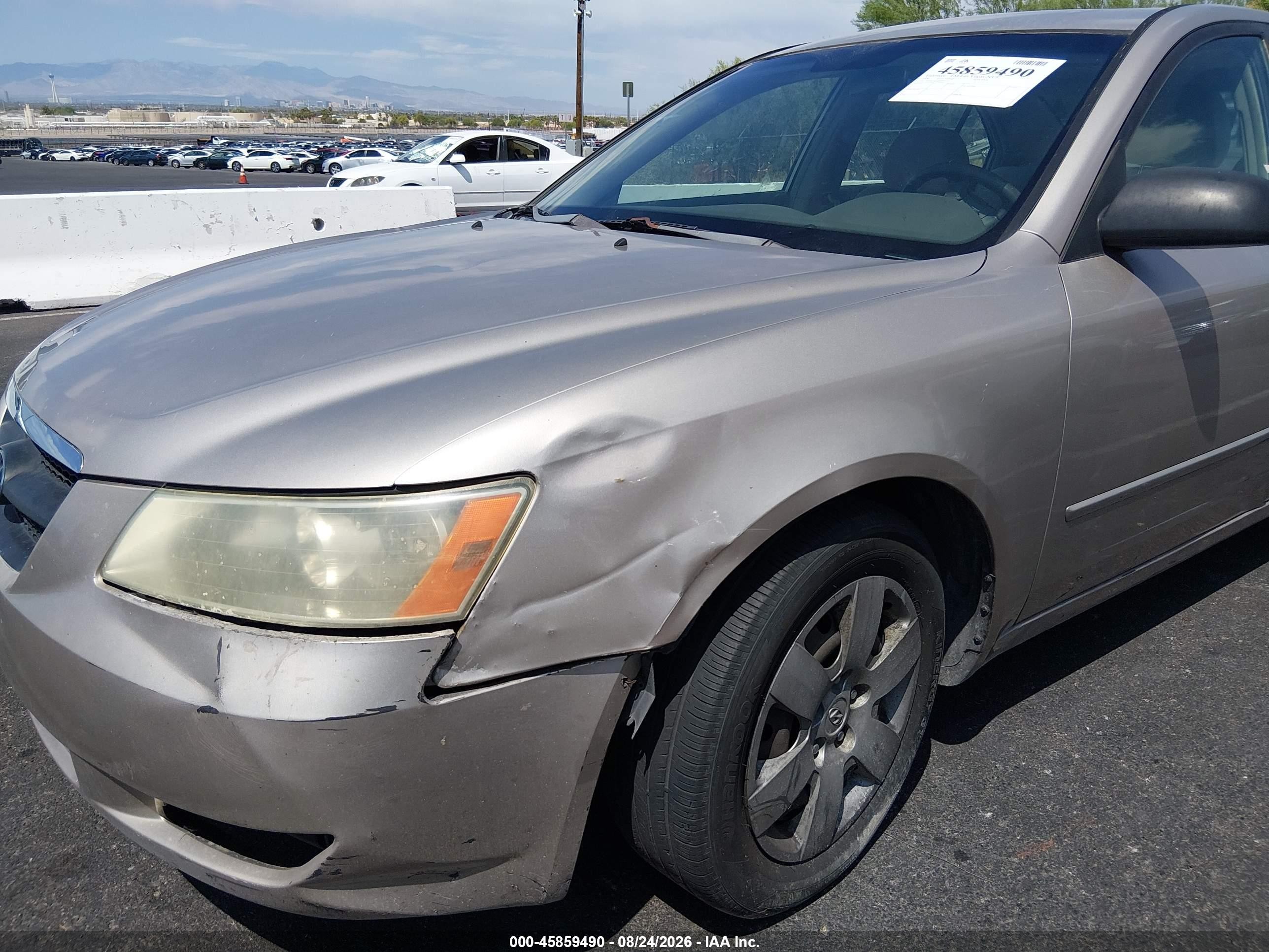 2006 Hyundai Sonata Gls V6/lx V6 Tan vin: 5NPEU46F66H005132