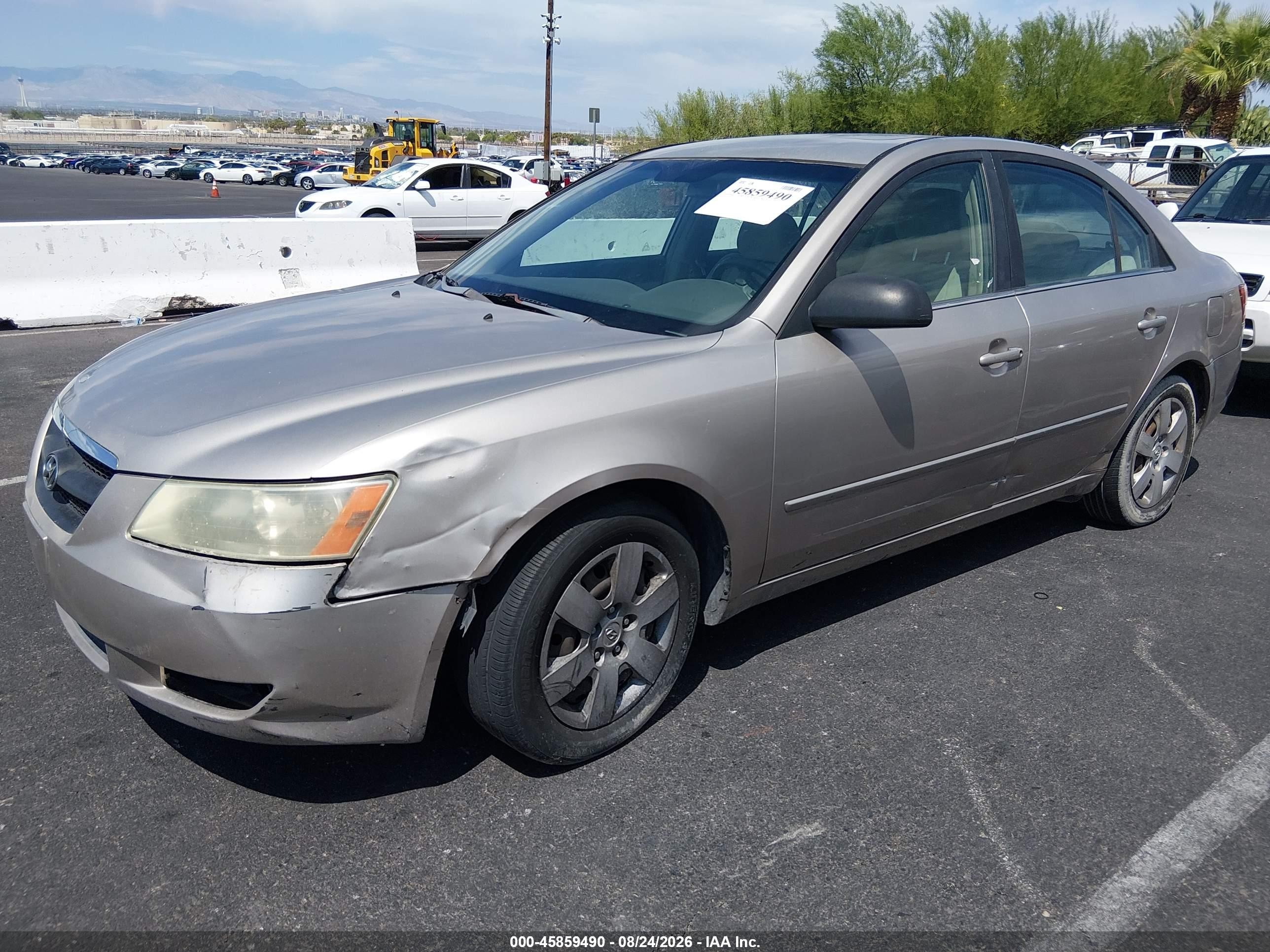 2006 Hyundai Sonata Gls V6/lx V6 Tan vin: 5NPEU46F66H005132