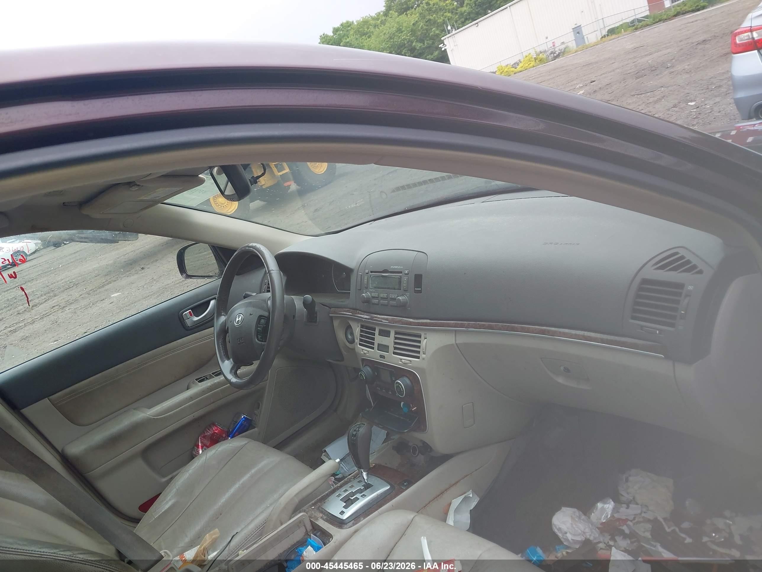 2006 Hyundai Sonata Gls V6/lx V6 Purple vin: 5NPEU46F66H026918