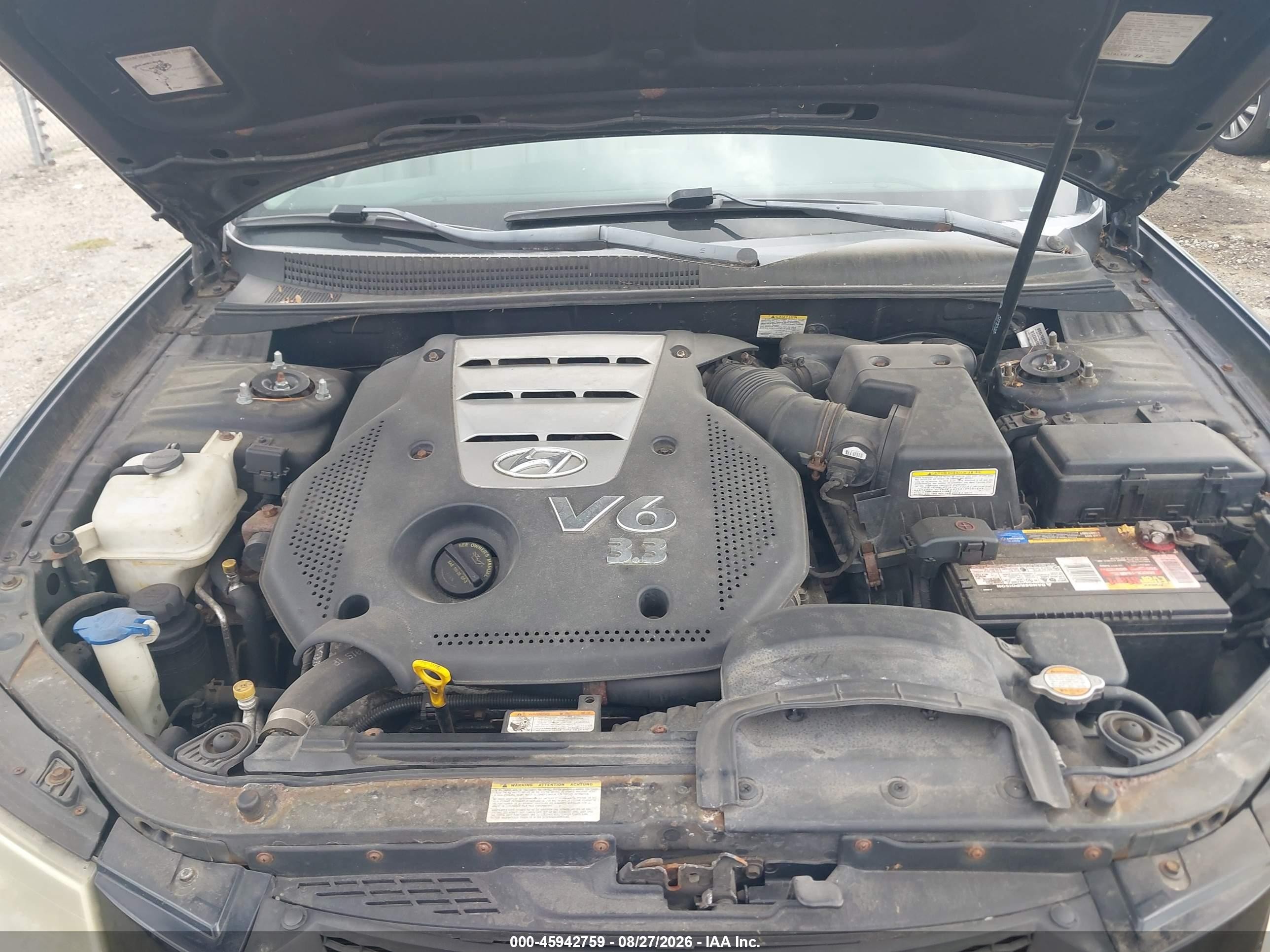 2006 Hyundai Sonata Gls V6/lx V6 Dark Blue vin: 5NPEU46F66H041628
