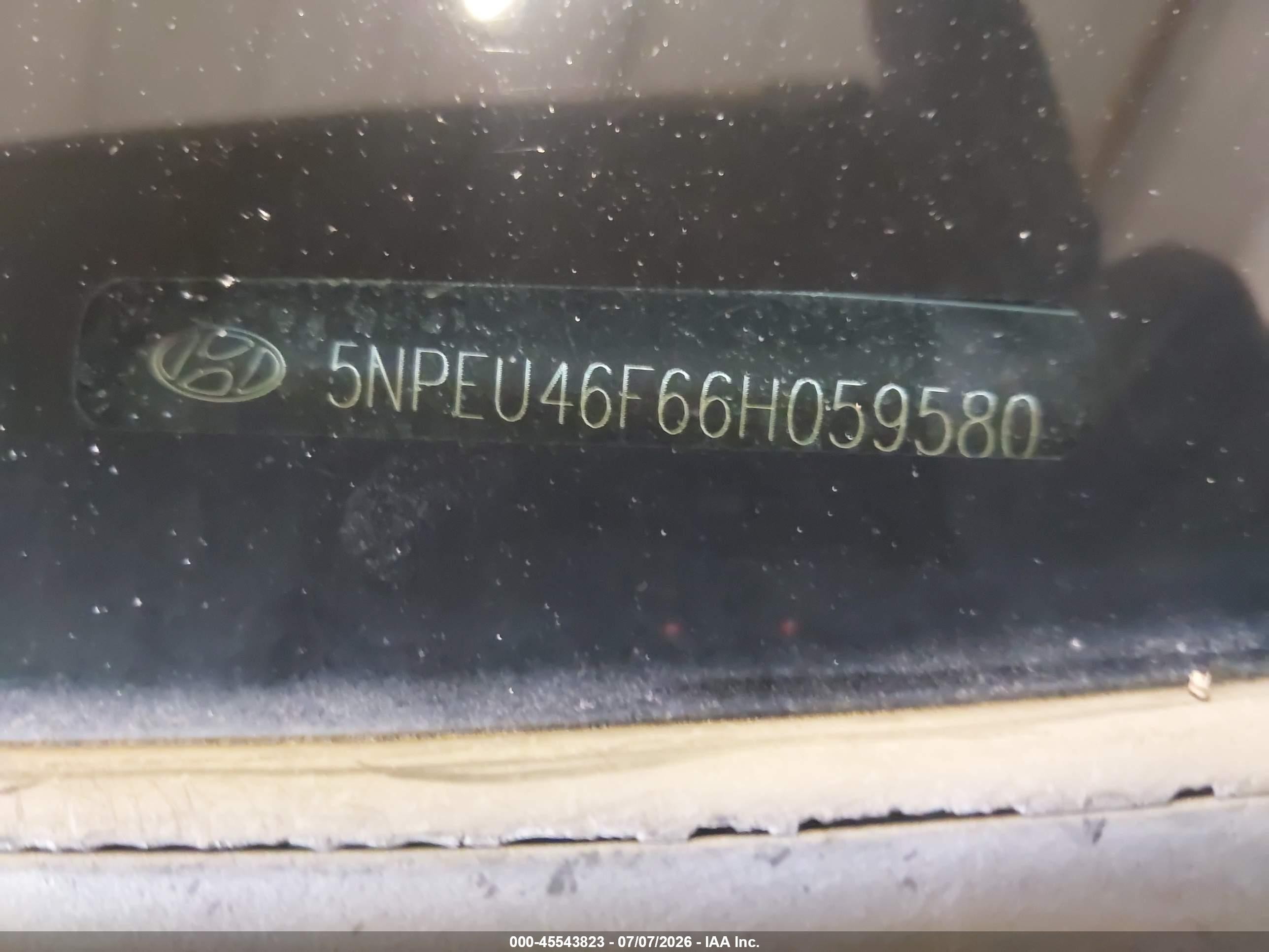 2006 Hyundai Sonata Gls V6/lx V6 Red vin: 5NPEU46F66H059580