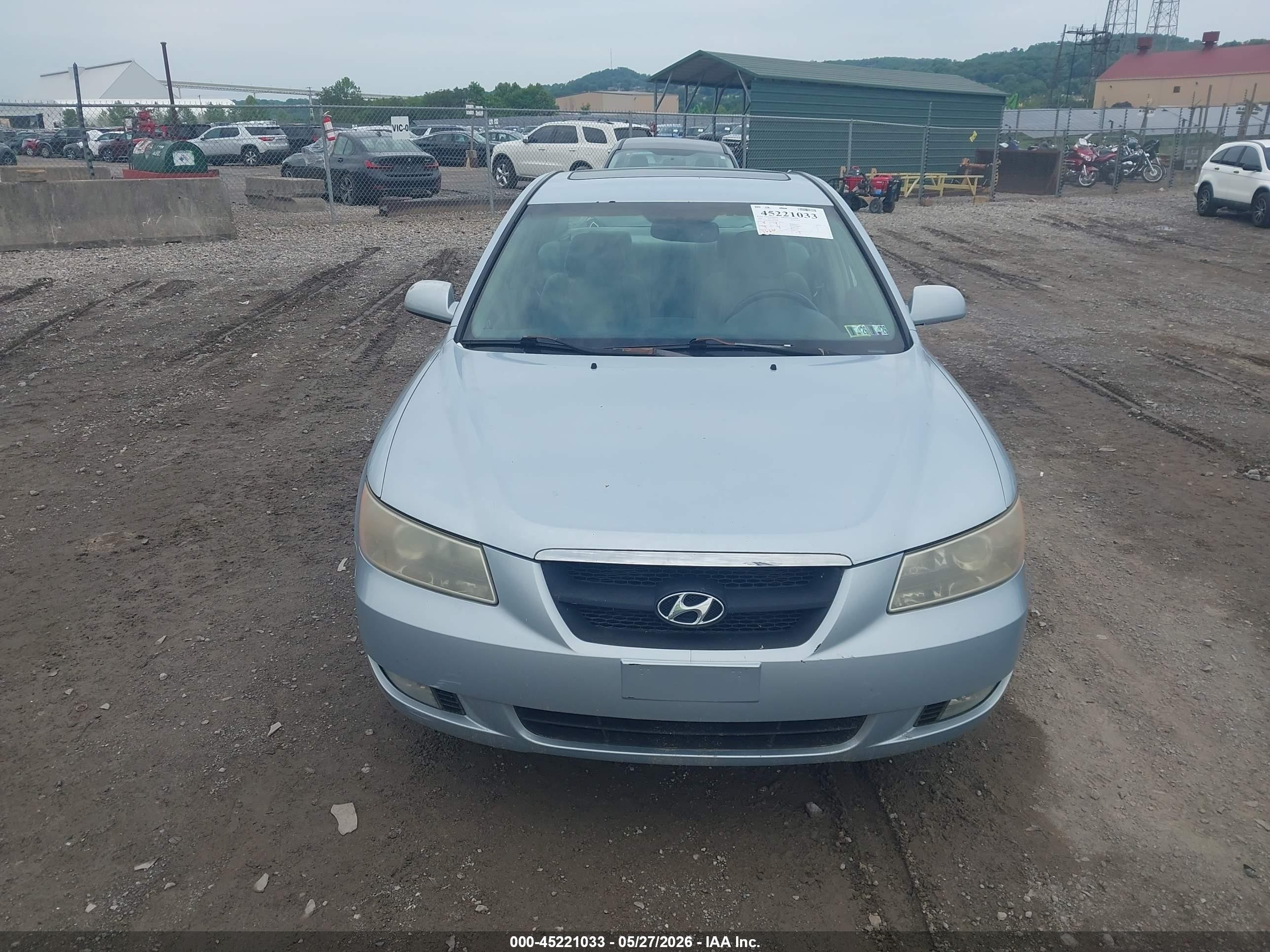 2006 Hyundai Sonata Gls V6/lx V6 Silver vin: 5NPEU46F66H079389