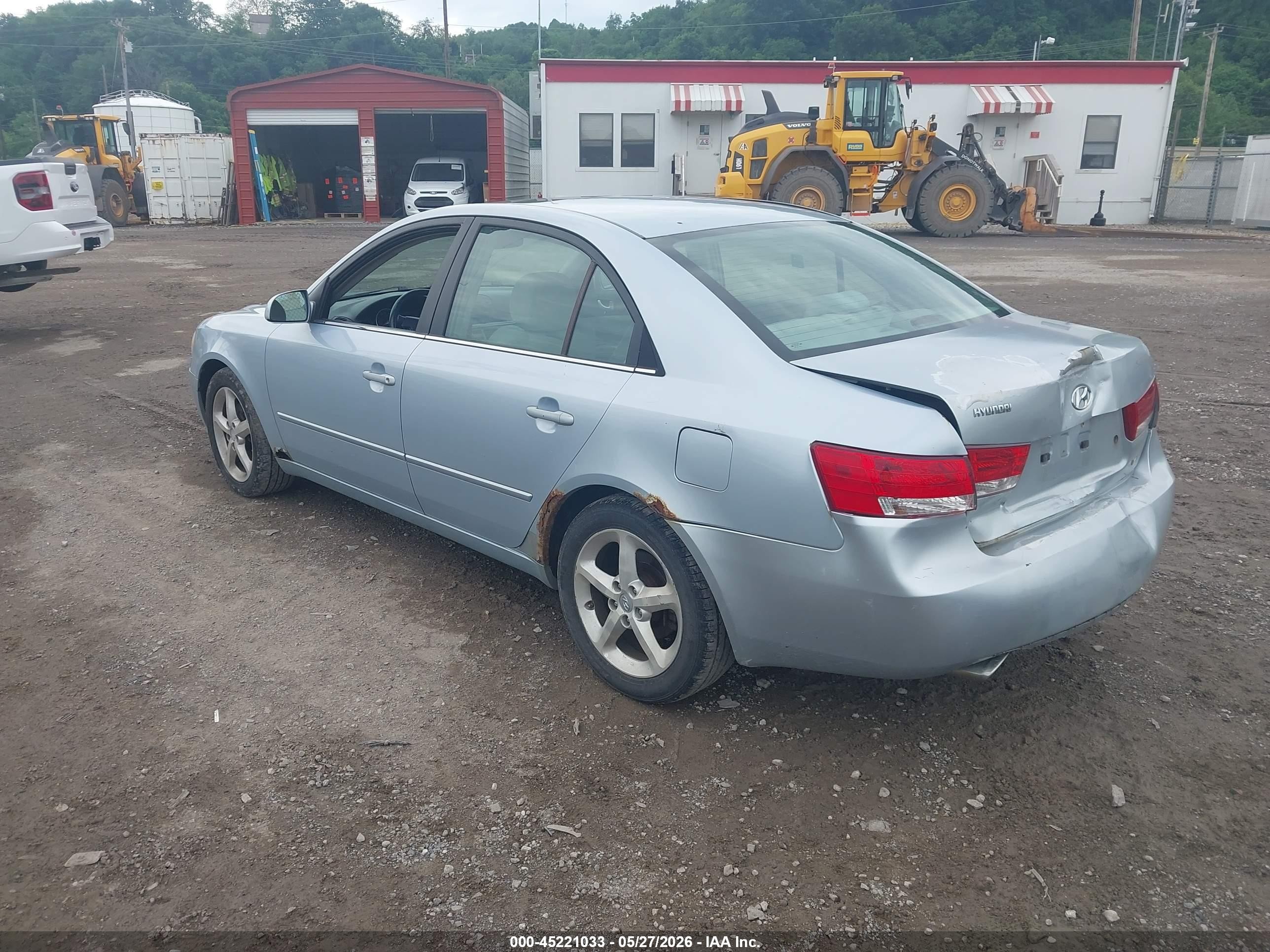 2006 Hyundai Sonata Gls V6/lx V6 Silver vin: 5NPEU46F66H079389