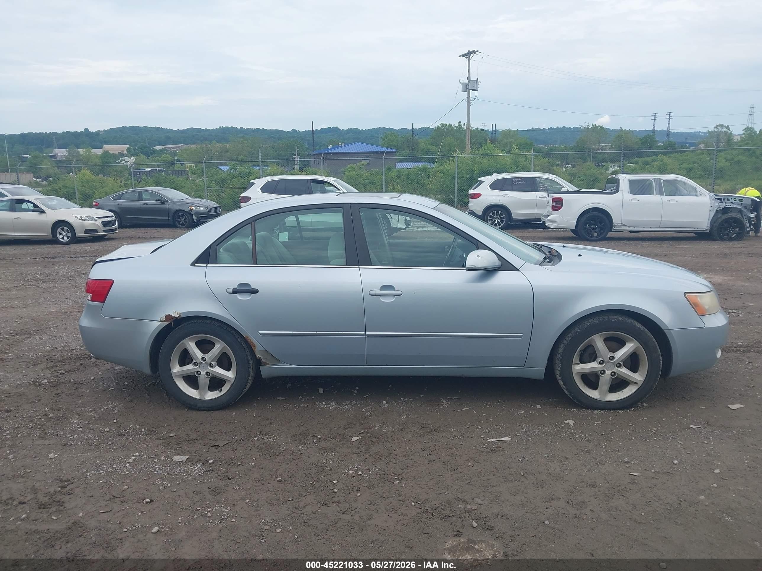 2006 Hyundai Sonata Gls V6/lx V6 Silver vin: 5NPEU46F66H079389