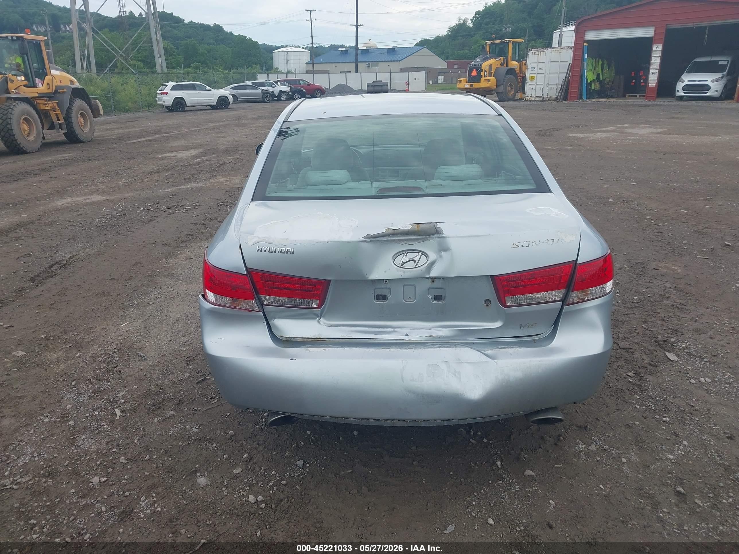 2006 Hyundai Sonata Gls V6/lx V6 Silver vin: 5NPEU46F66H079389