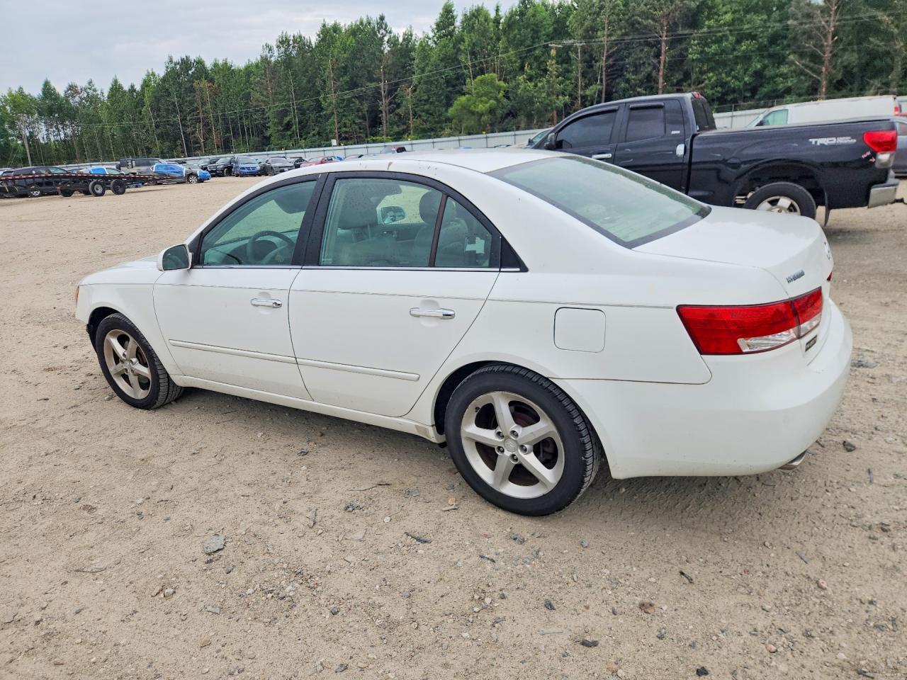 2006 Hyundai Sonata Gls V6 White vin: 5NPEU46F66H105361