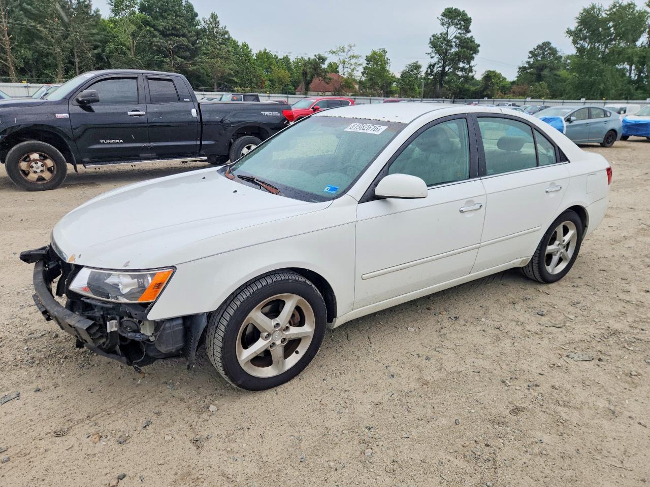 2006 Hyundai Sonata Gls V6 White vin: 5NPEU46F66H105361