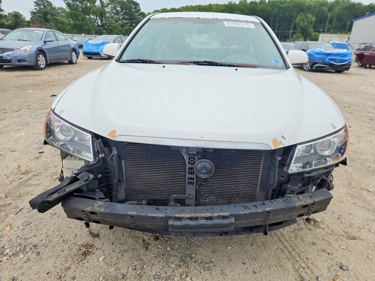 2006 Hyundai Sonata Gls V6 White vin: 5NPEU46F66H105361