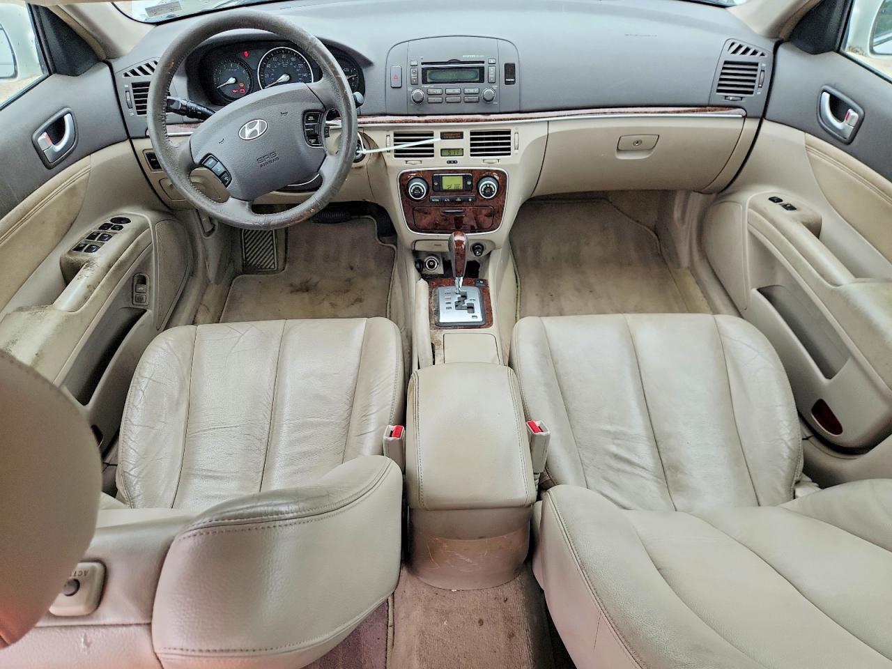 2006 Hyundai Sonata Gls V6 White vin: 5NPEU46F66H105361