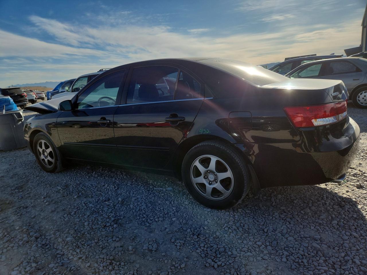 2006 Hyundai Sonata Gls V6 Black vin: 5NPEU46F66H146847