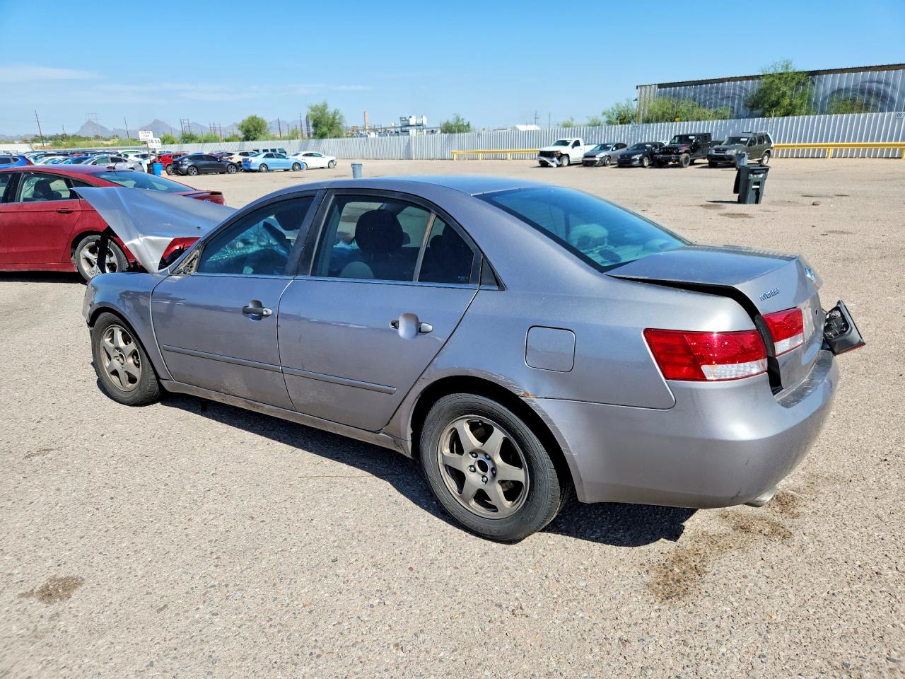 2006 Hyundai Sonata Gls V6 Silver vin: 5NPEU46F66H151529