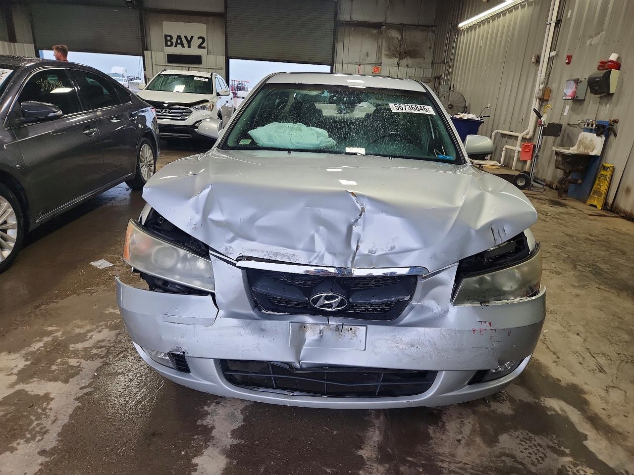 2007 Hyundai Sonata Se Silver vin: 5NPEU46F67H165836