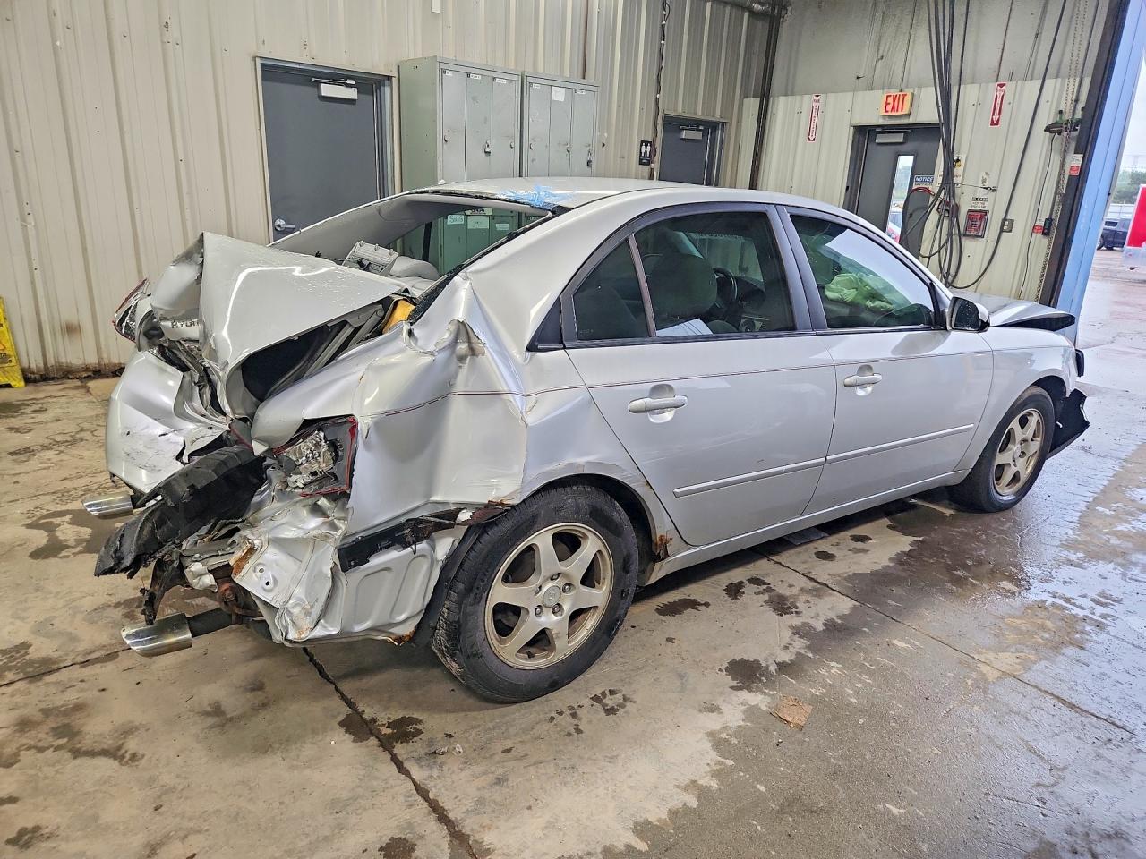 2007 Hyundai Sonata Se Silver vin: 5NPEU46F67H165836