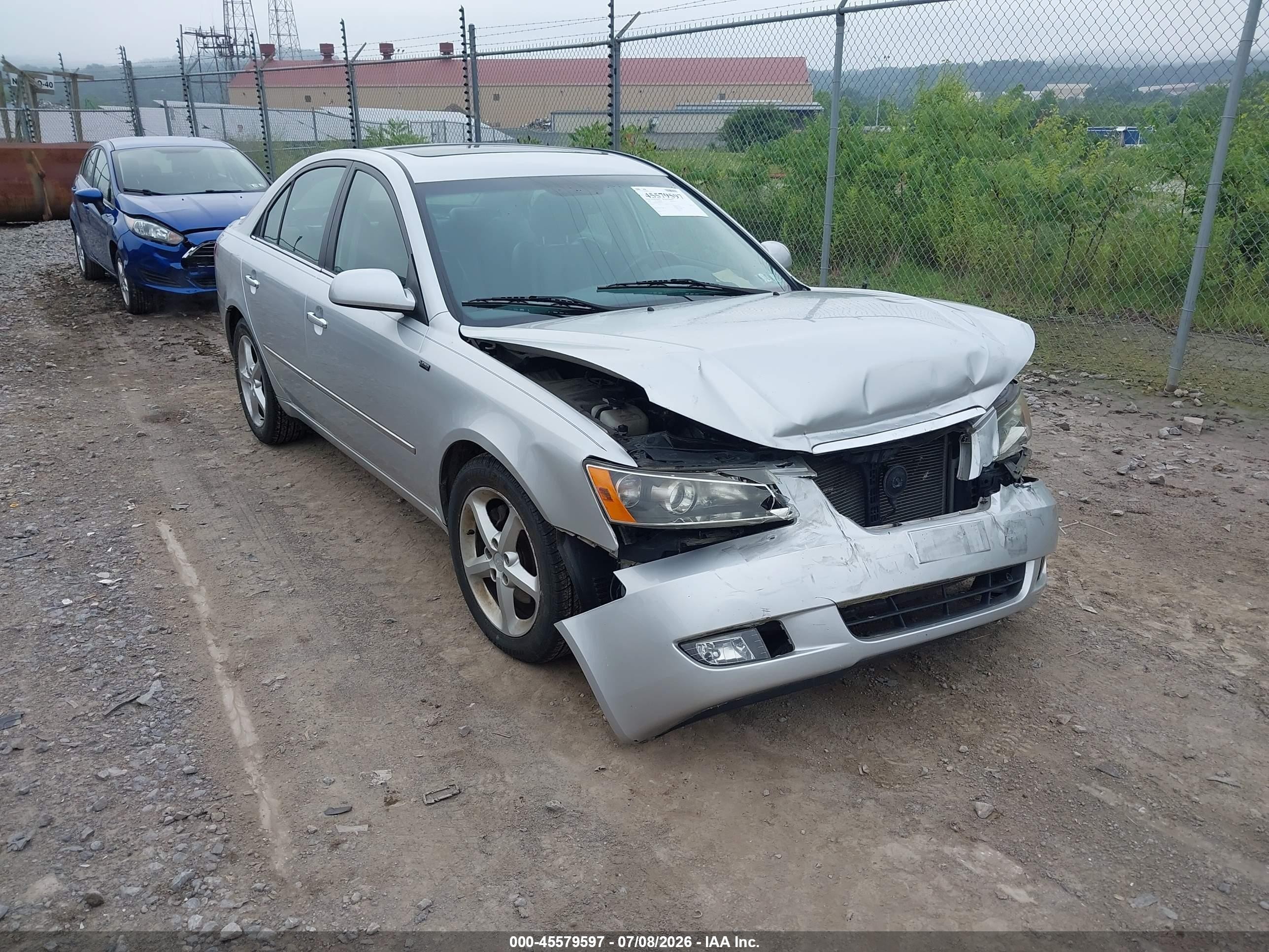 2007 Hyundai Sonata Limited/limited W/xm/se/se W/xm Silver vin: 5NPEU46F67H233214