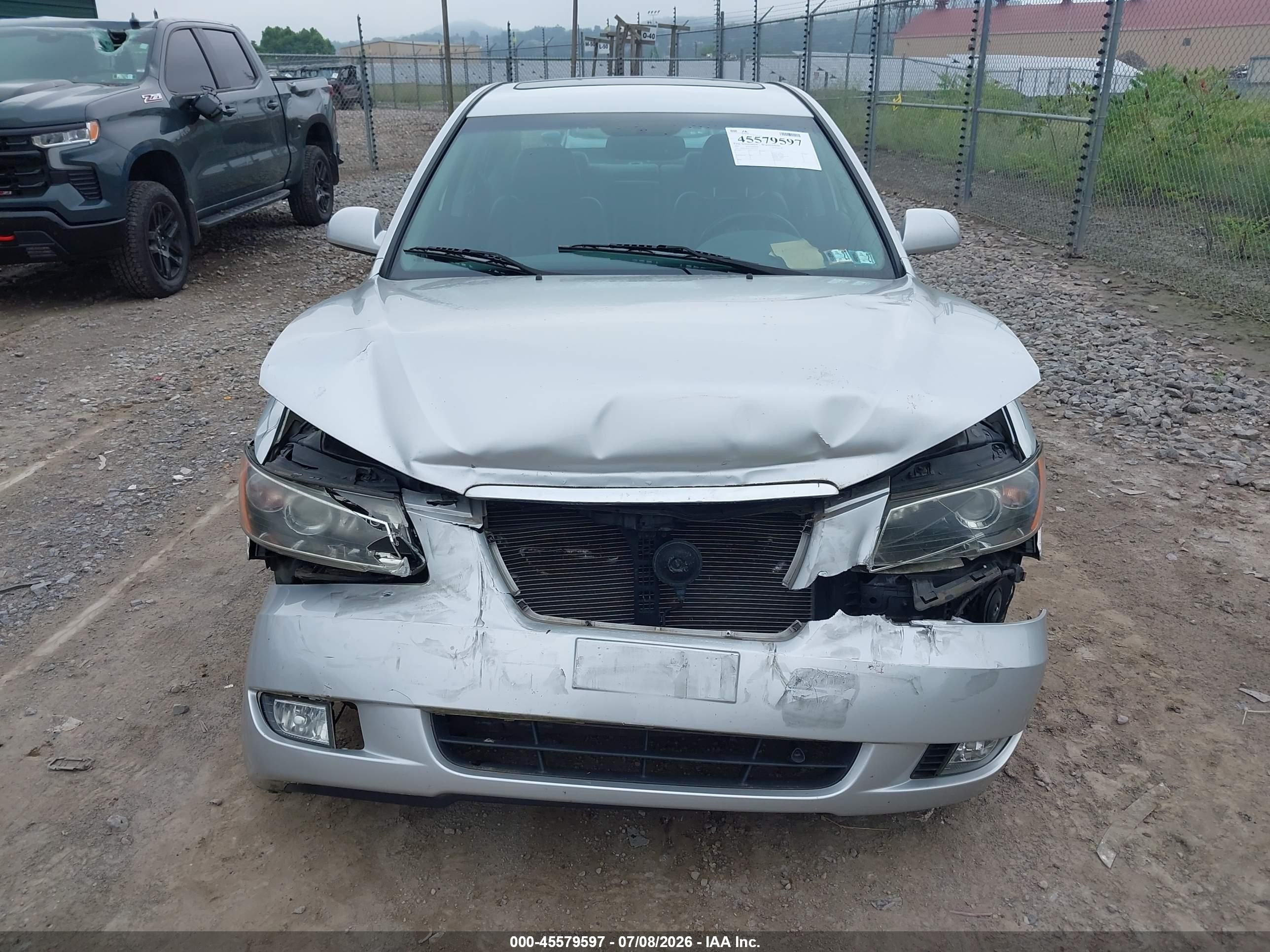2007 Hyundai Sonata Limited/limited W/xm/se/se W/xm Silver vin: 5NPEU46F67H233214