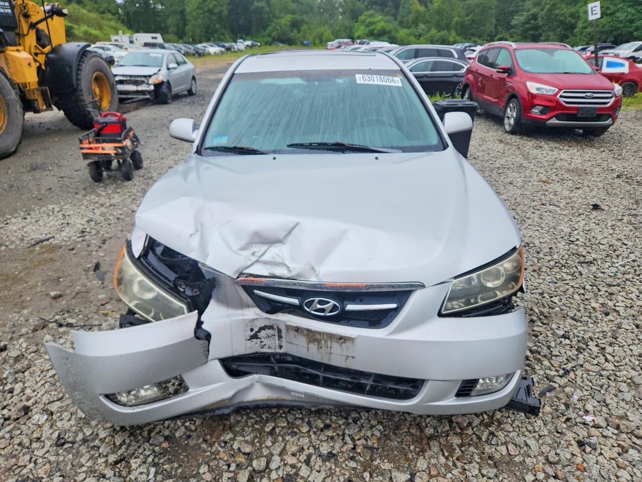 2007 Hyundai Sonata Se Gray vin: 5NPEU46F67H267640