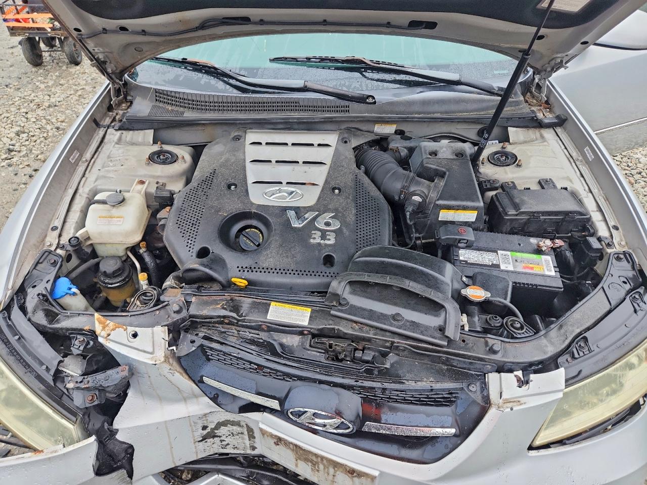 2007 Hyundai Sonata Se Gray vin: 5NPEU46F67H267640
